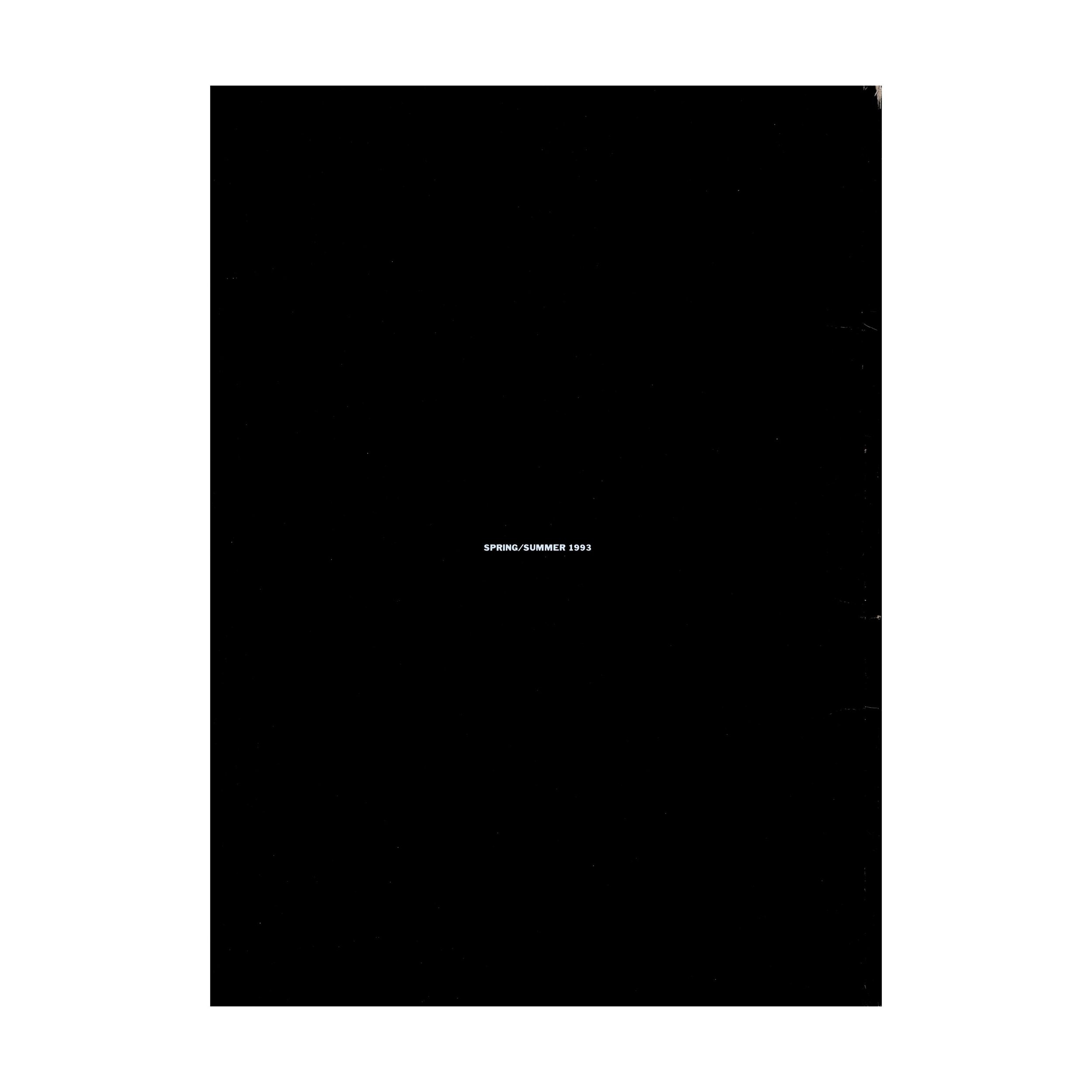 Yohji Yamamoto, Spring/Summer 1993 Catalog
