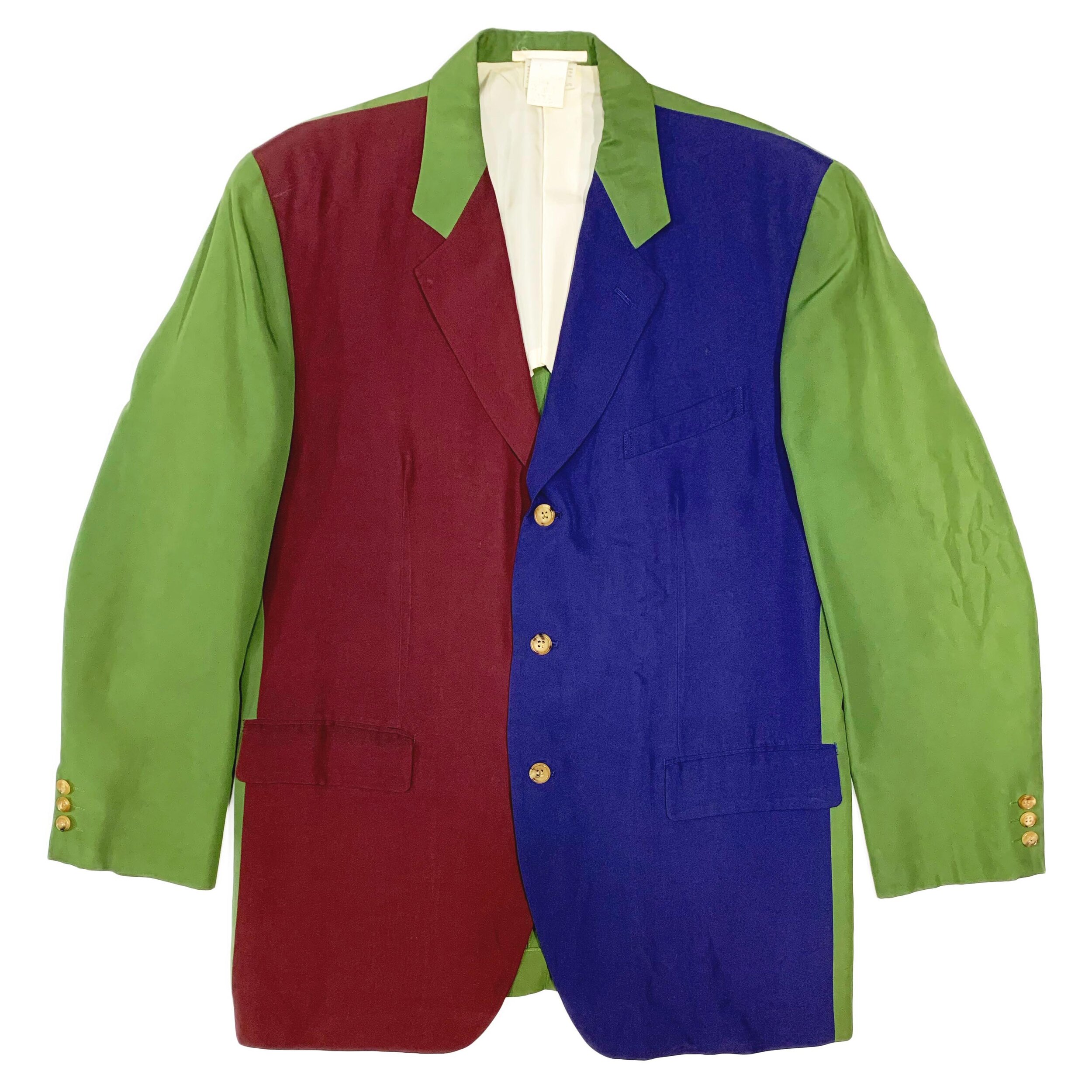 Color Block Triacetate Blazer