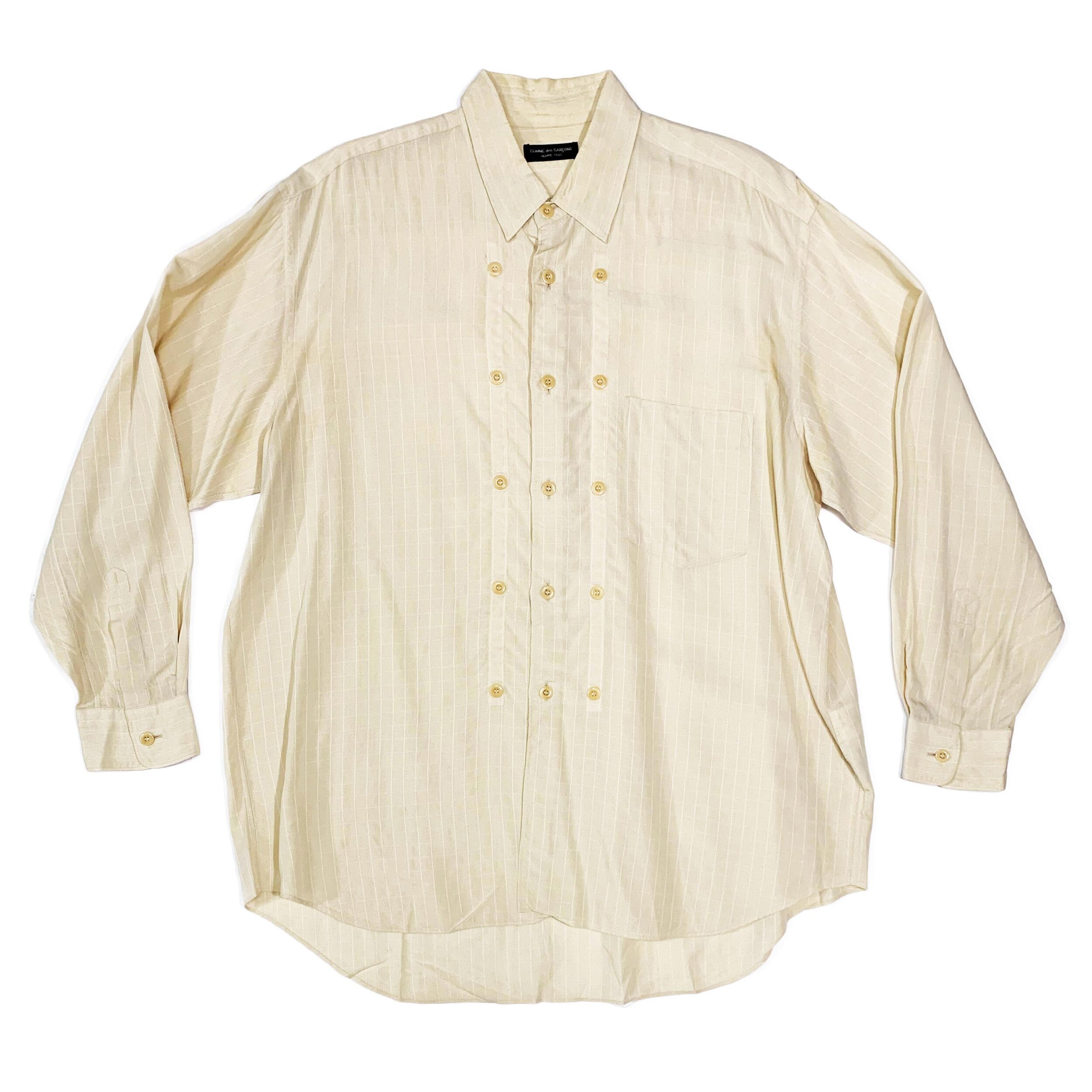 Triple-Breasted Rayon Shirt