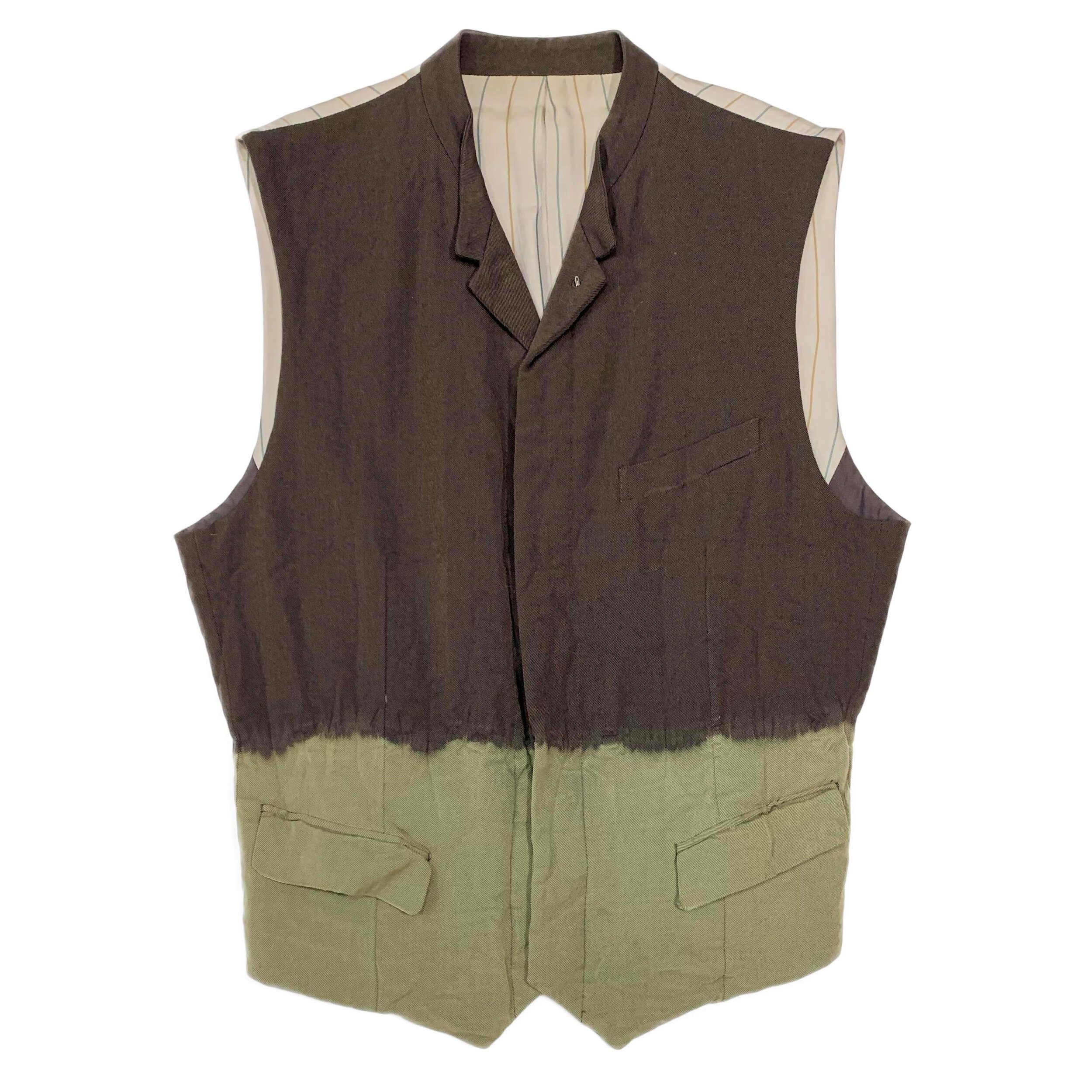 Bleached Wool Vest
