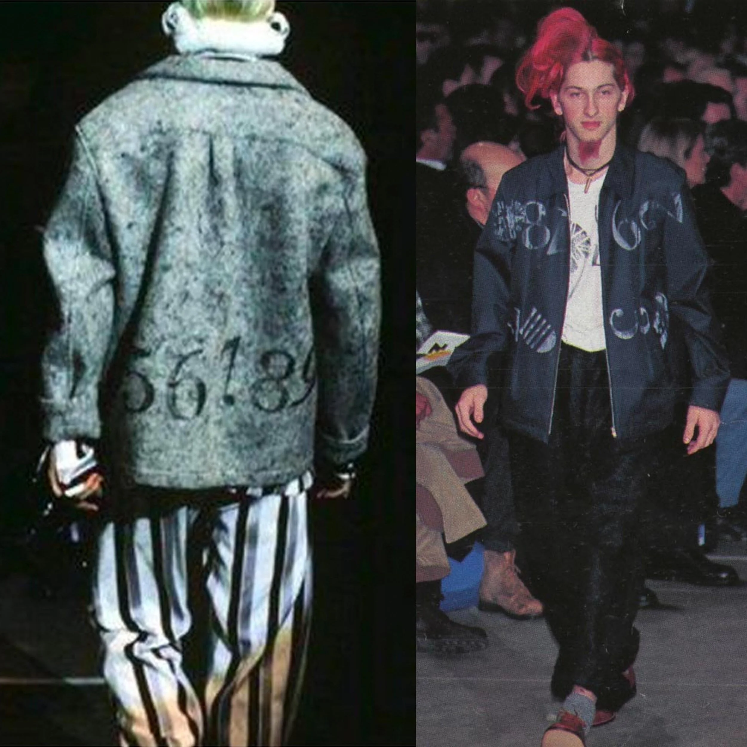 Numbered Oversized Pressed Wool Felt Jacket — My Clothing Archive