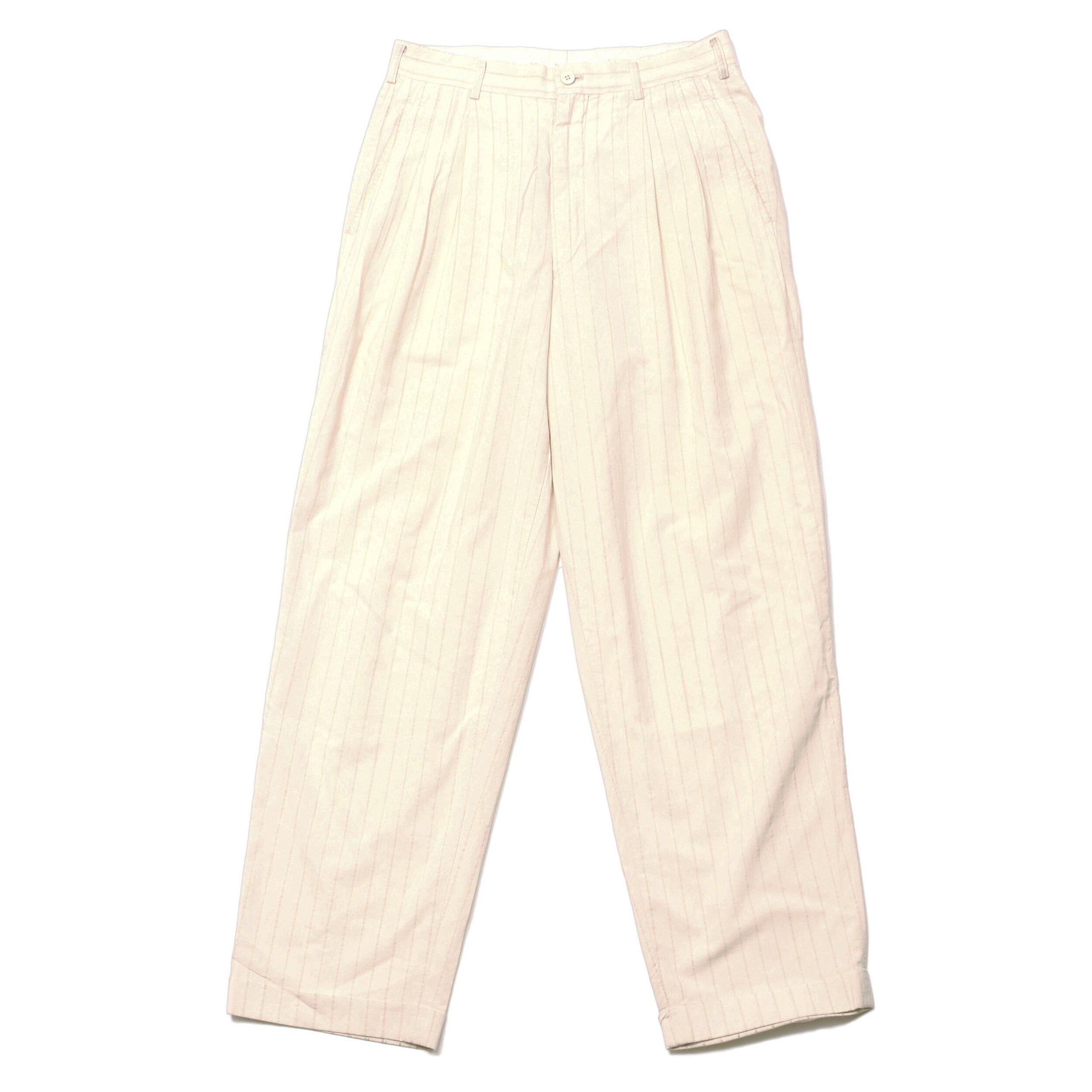 Striped Cotton-Silk Blend Pants