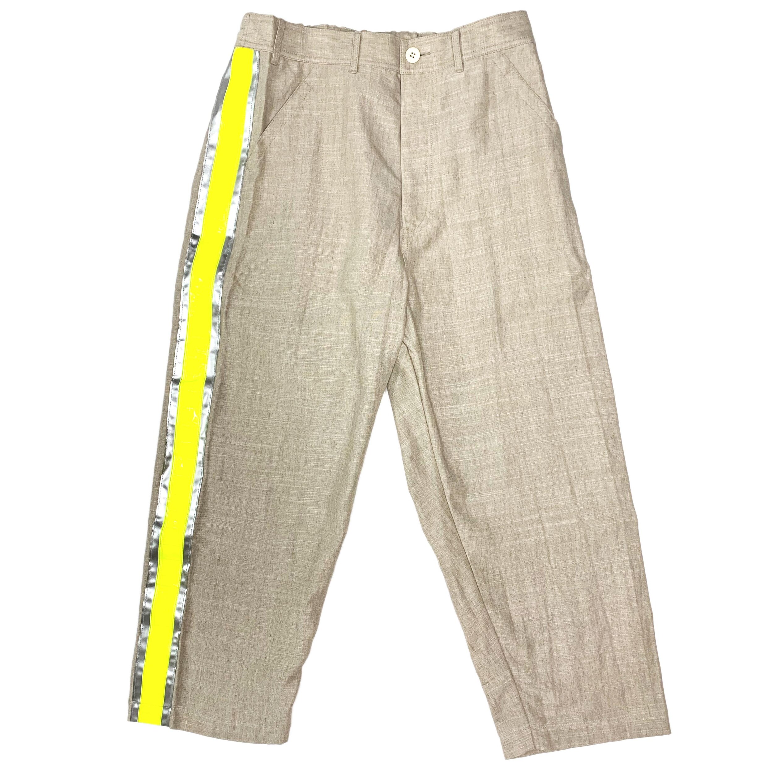 Reflective Band Linen Pants