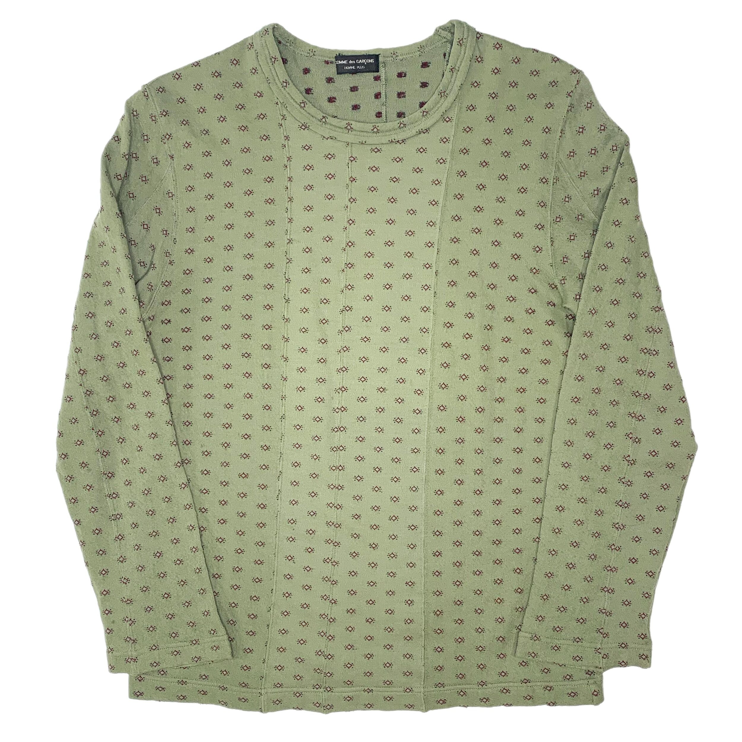 Deconstructed Wool-Nylon Blend T-Shirt