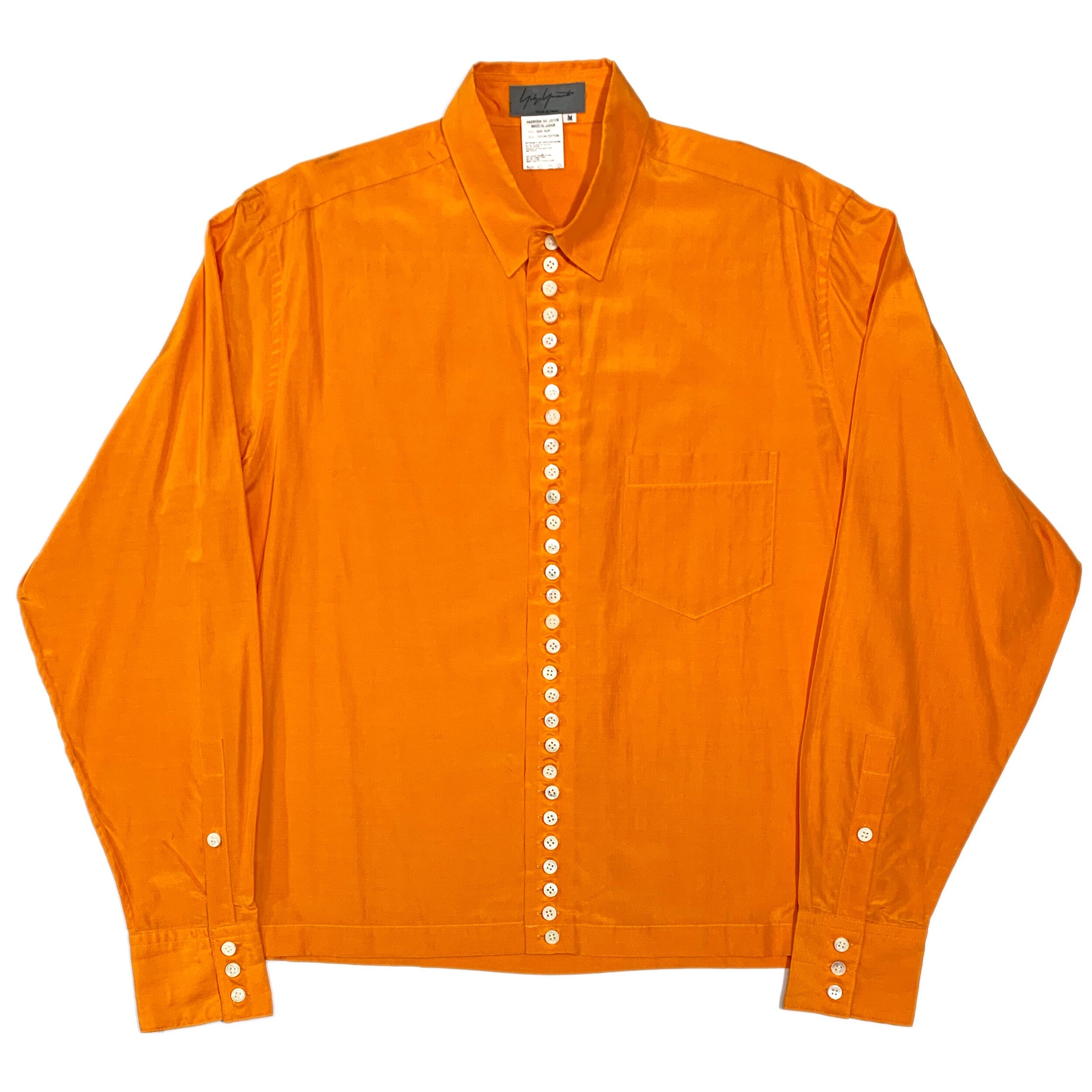 Fully Buttoned Silk-Cotton Blend Shirt