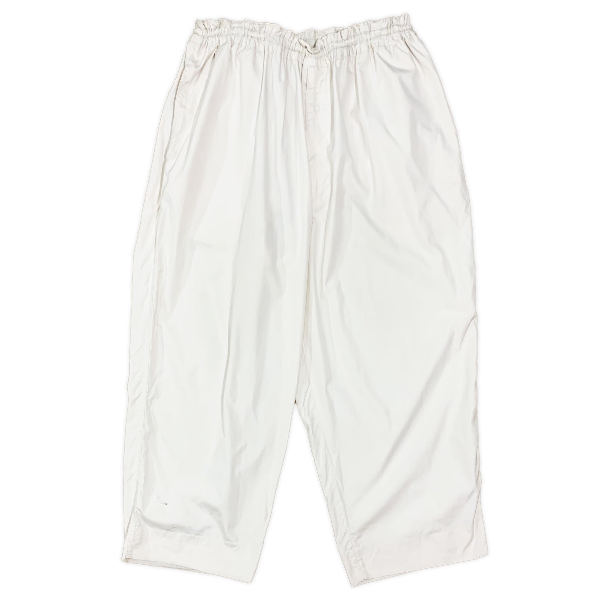 Elastic Waistband Cotton Pants