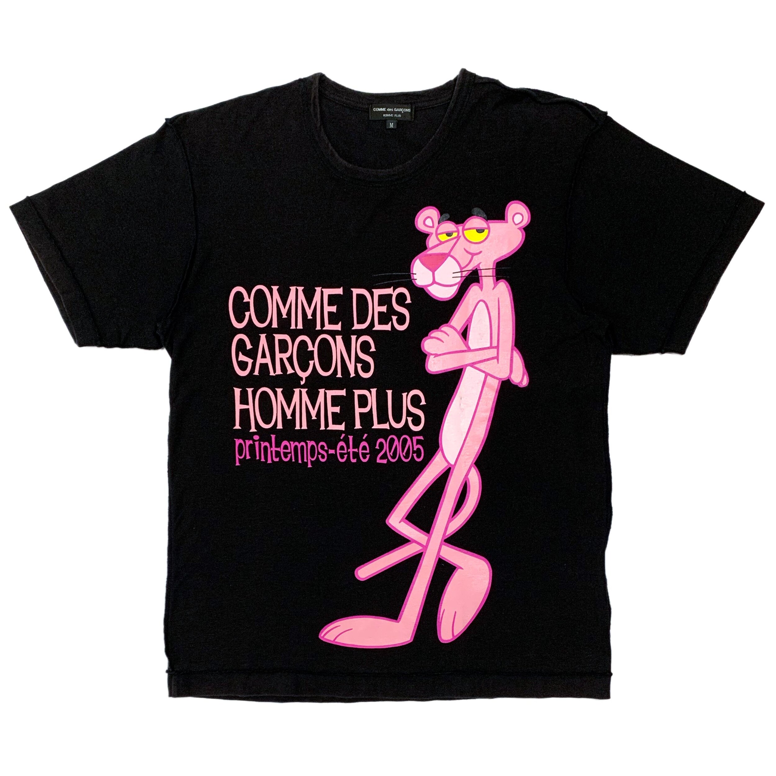 'Pink Panther' Graphic Inside Out Cotton T-Shirt — My Clothing Archive