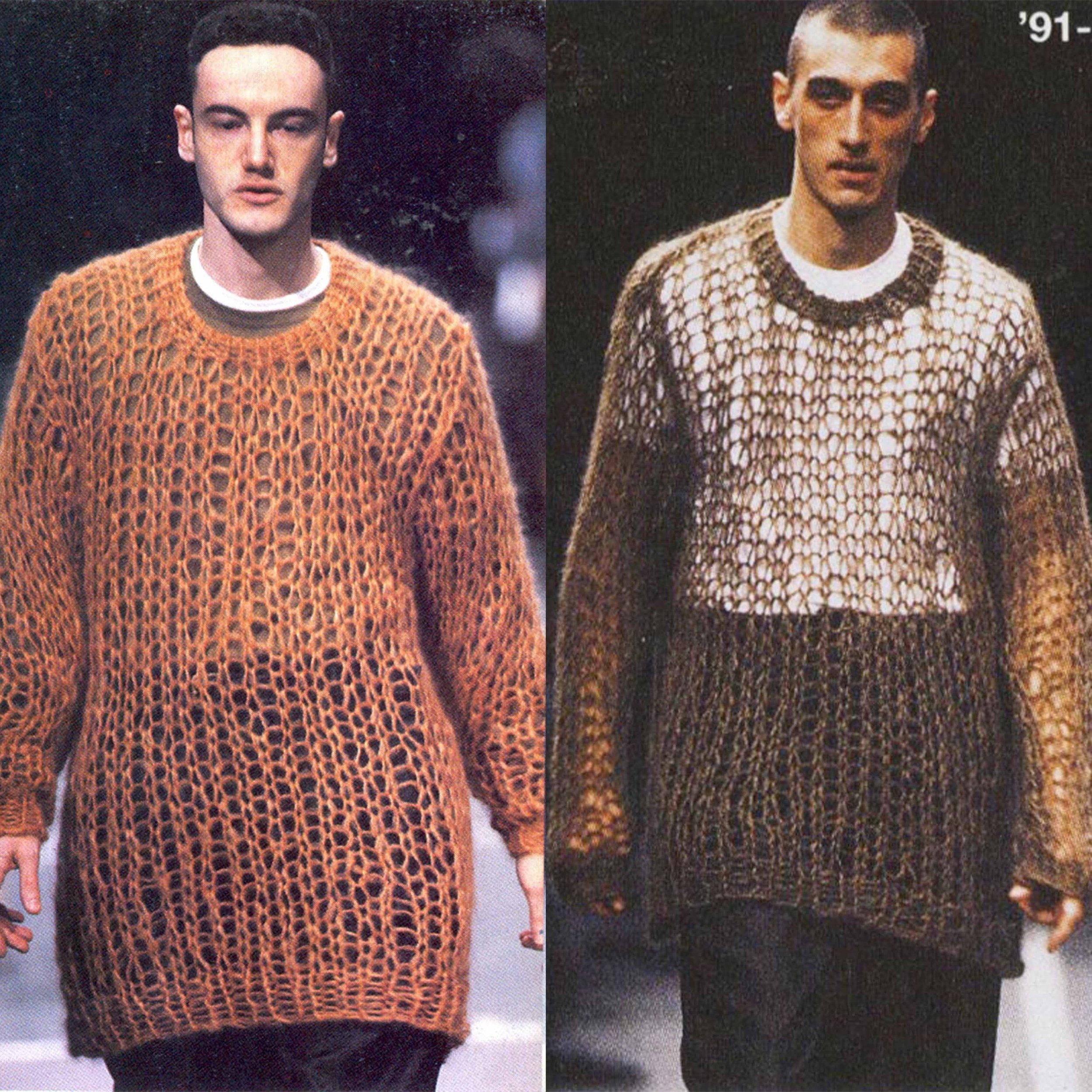 Mesh Knit Wool Sweater — My Clothing Archive