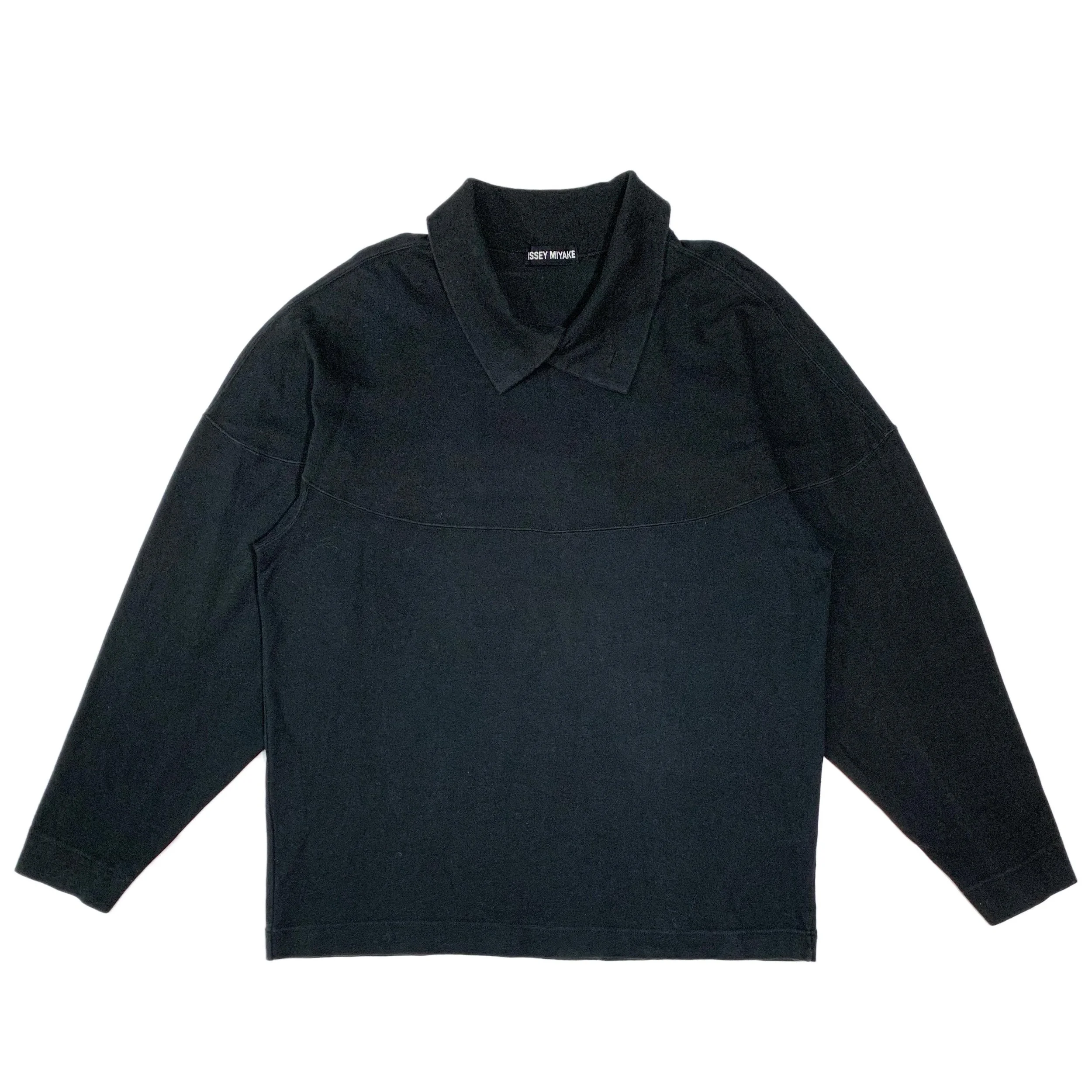 Back Logo Cotton Turtleneck/Polo T-Shirt — My Clothing Archive