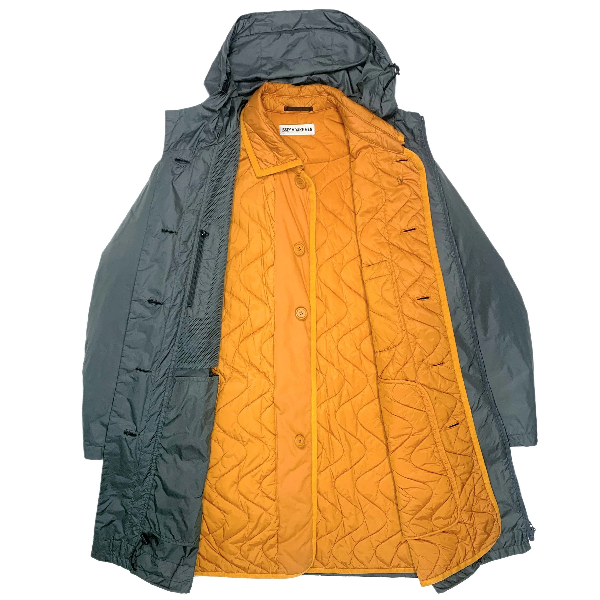 Nylon Parachute Coat with Quilted Insulated Nylon Lining — My 