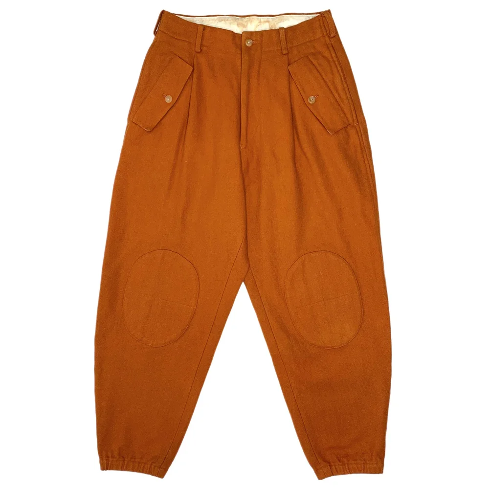 Thick Wool-Cotton-Nylon Knee Pad Pants — My Clothing Archive