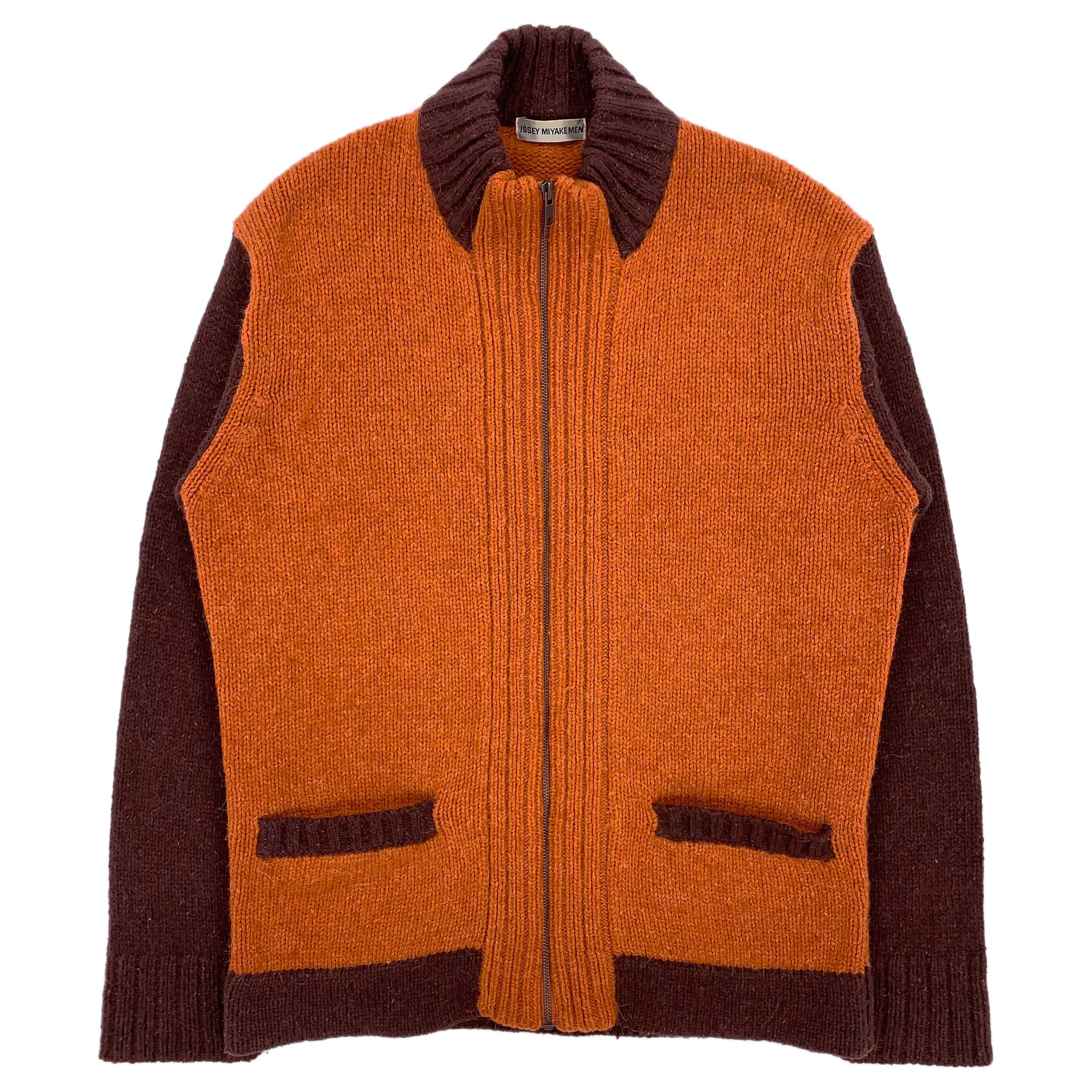 Knit Wool Zip-up Cardigan — My Clothing Archive