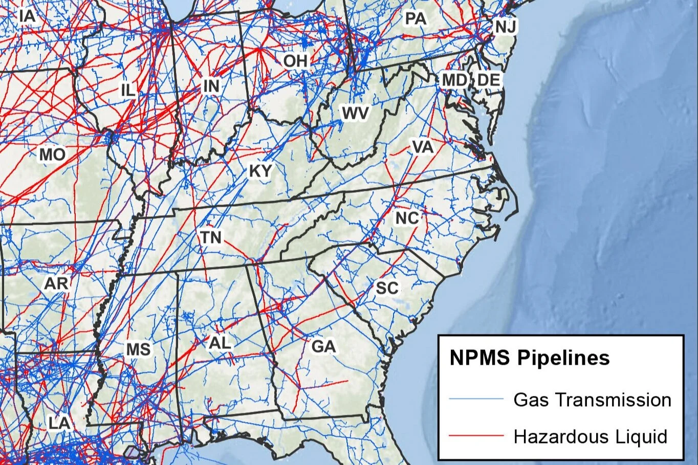 Nwpms Map Natural Gas and Oil — Ky Conservation Committee