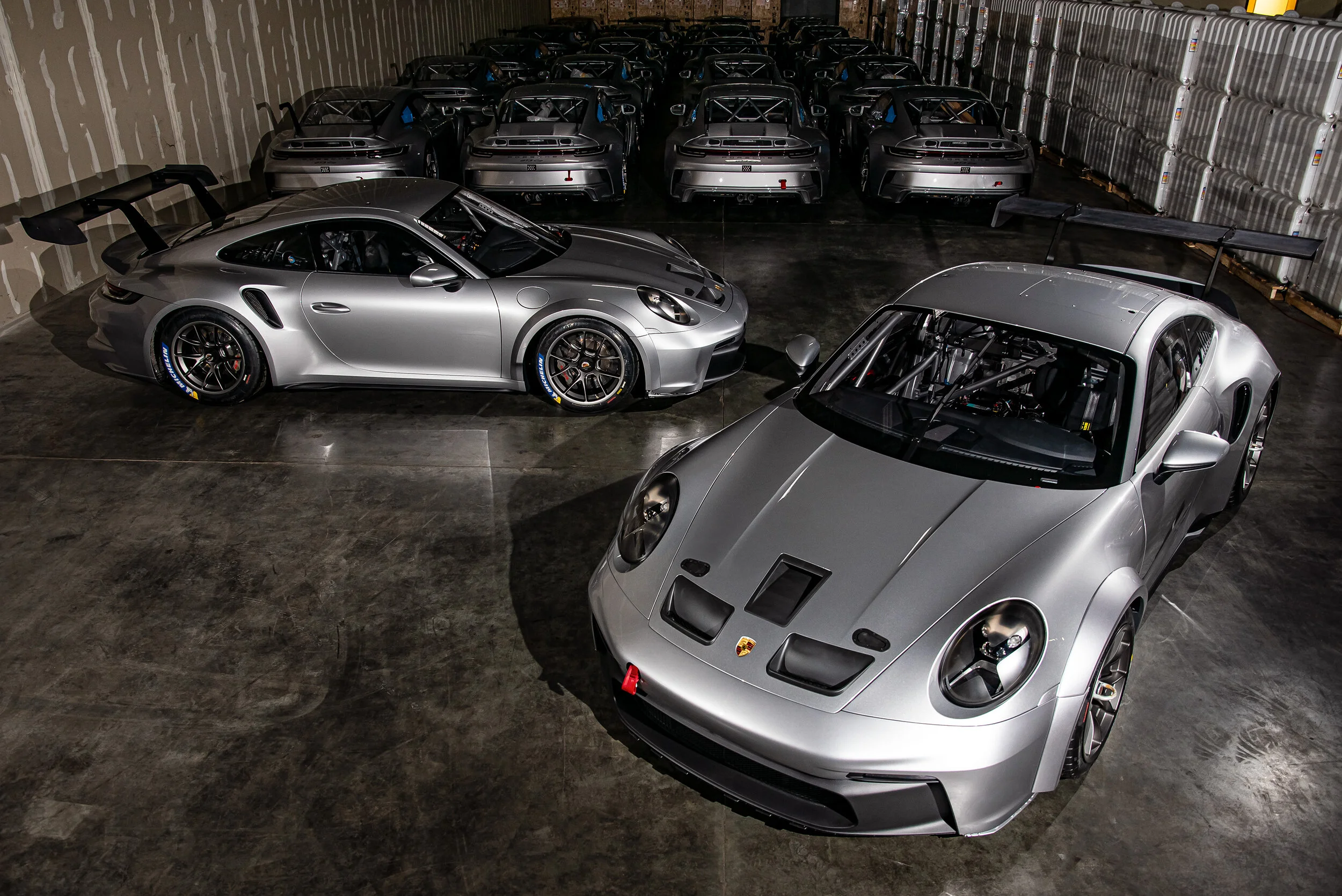 On-Time Delivery. Porsche Carrera Cup North America Teams Receive New 911 GT3 Cup Car.