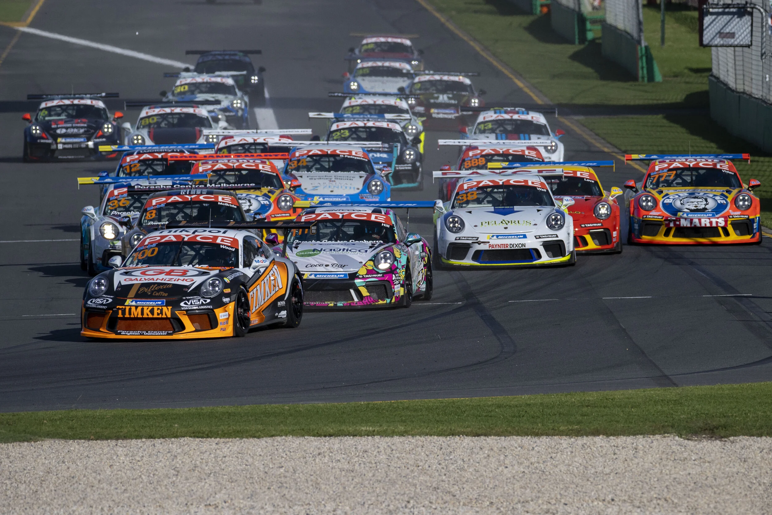 Strong 24 car grid for 2021 Porsche Paynter Dixon Carrera Cup Australia season opener
