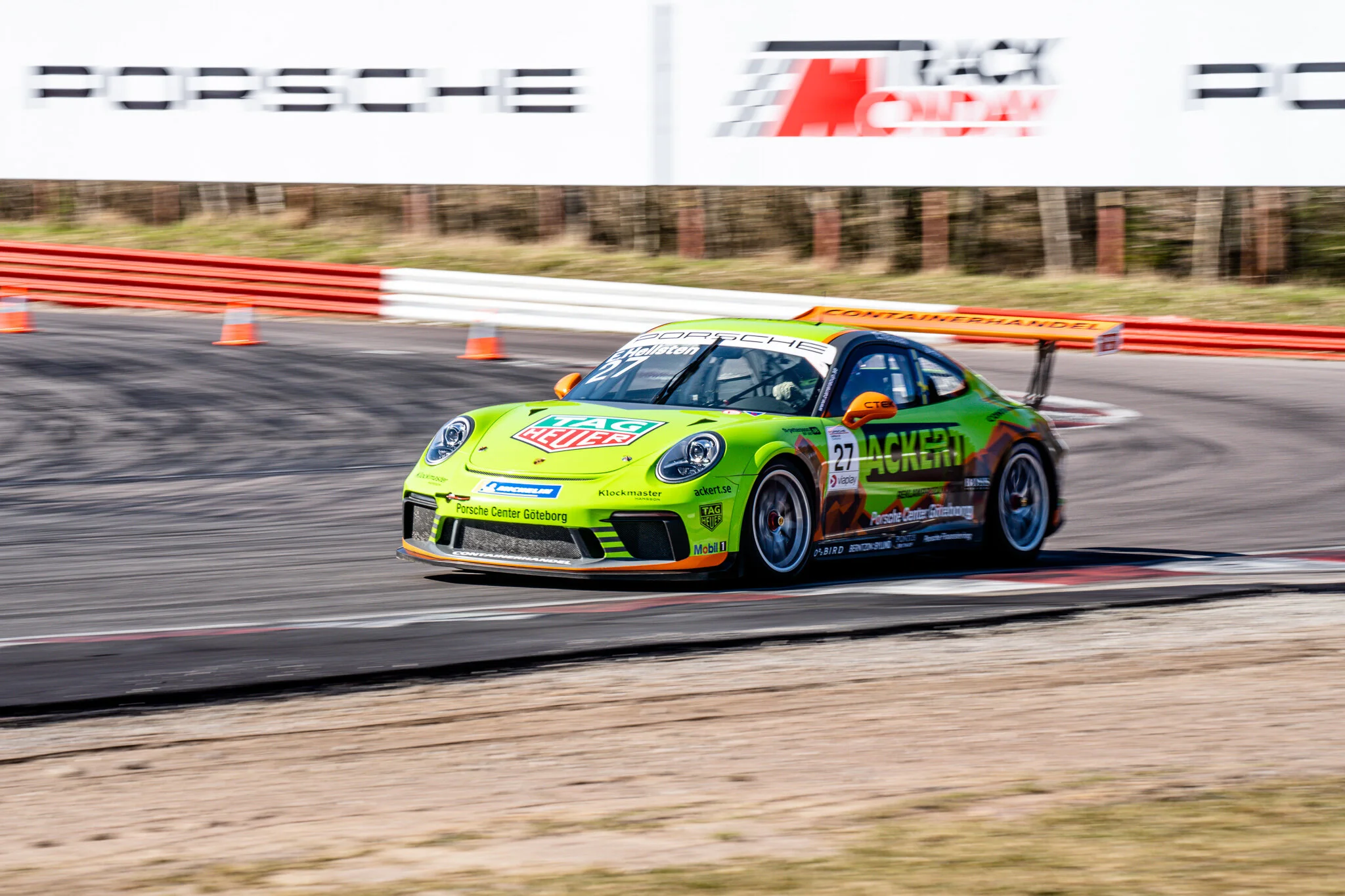The champion sets new fastest lap in tests at Mantorp Park