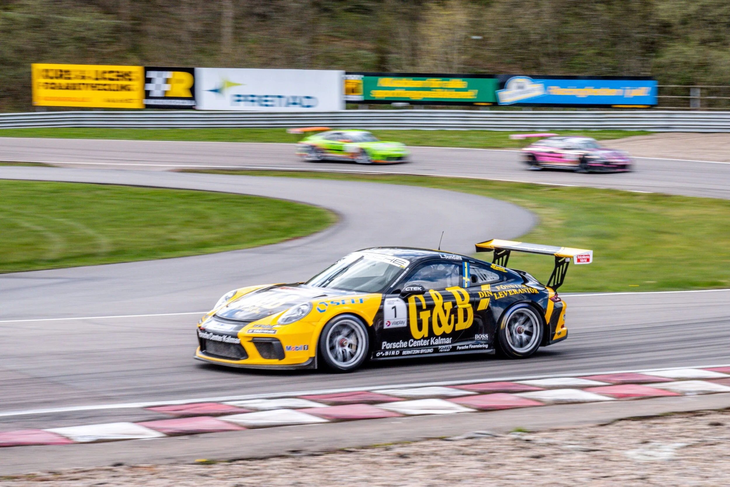 Double win for Sundahl in a masterful start in the Porsche Carrera Cup Scandinavia