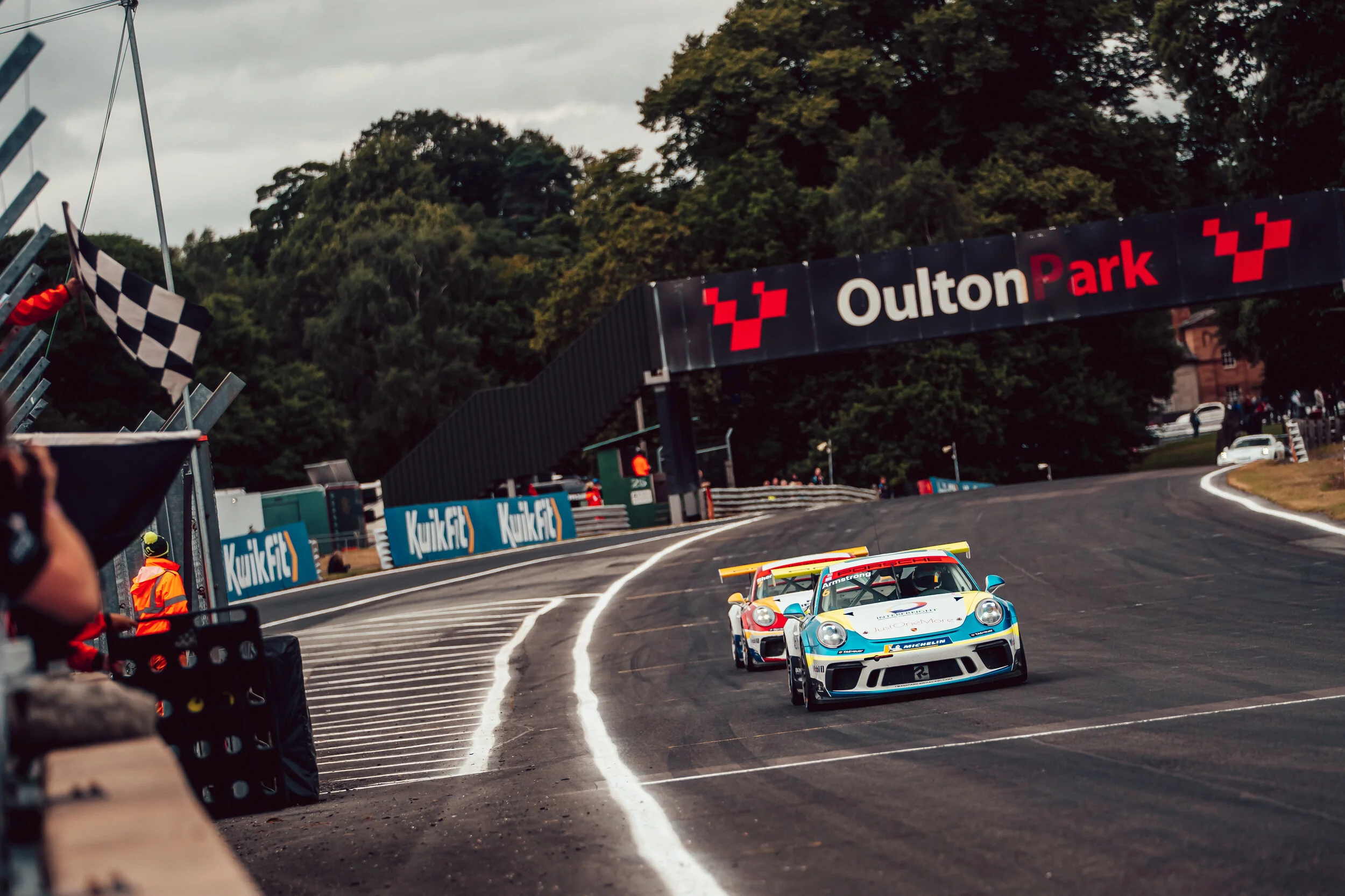 Team Parker Racing celebrates quartet of Porsche victories at Oulton Park