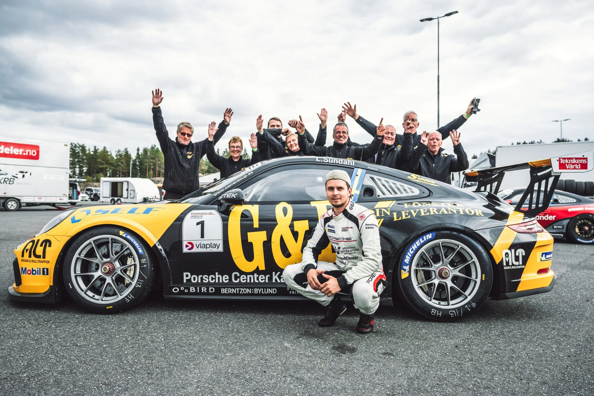 Lukas Sundahl makes history - first with four titles in the Porsche Carrera Cup Scandinavia