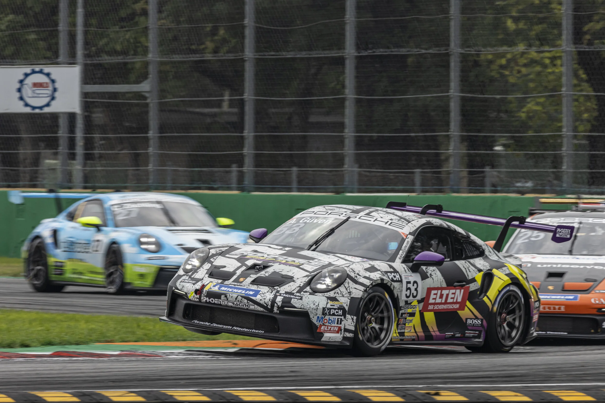 Ayhancan Güven celebrates his third win of the season in Monza