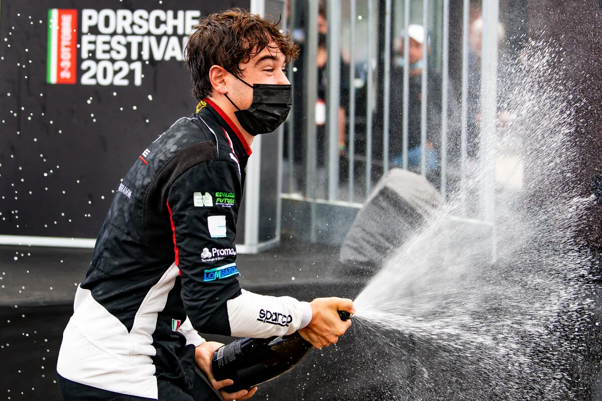 Amati returns to victory in race 2 of the Franciacorta Porsche Festival