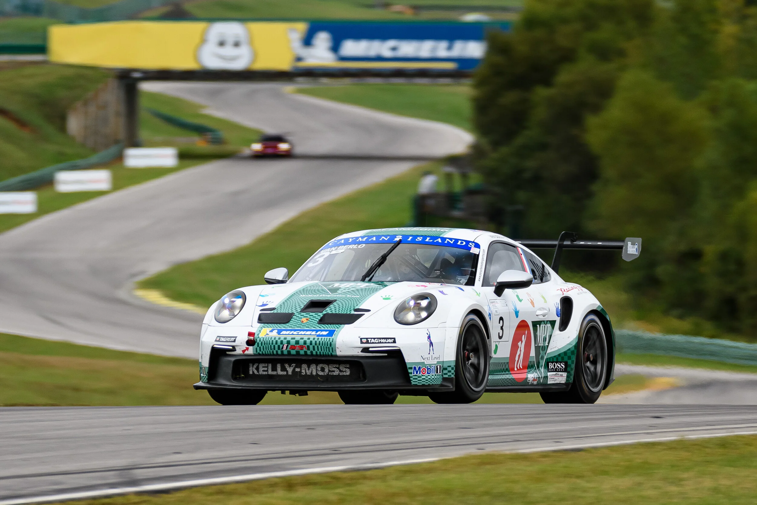 Porsche One-Make Battle Intensifies in Virginia as van Berlo Returns to Victory Lane.