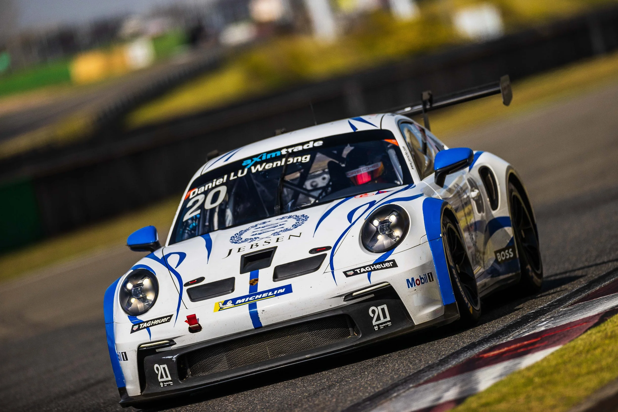 Daniel Lu Wenlong crowned champion of the Porsche Carrera Cup Asia 2021