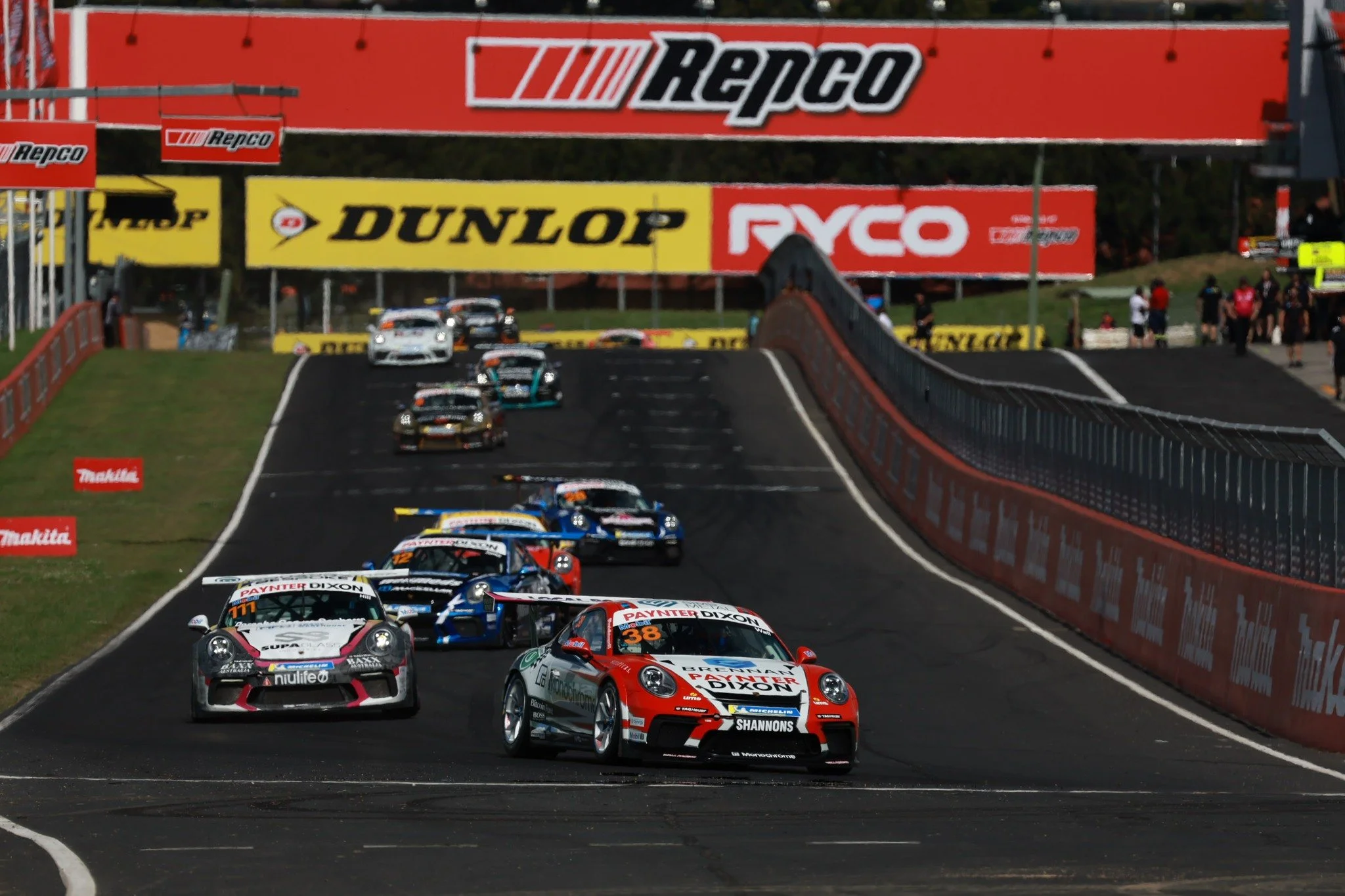 Wall, Shahin prevail in competitive Bathurst Carrera Cup opener