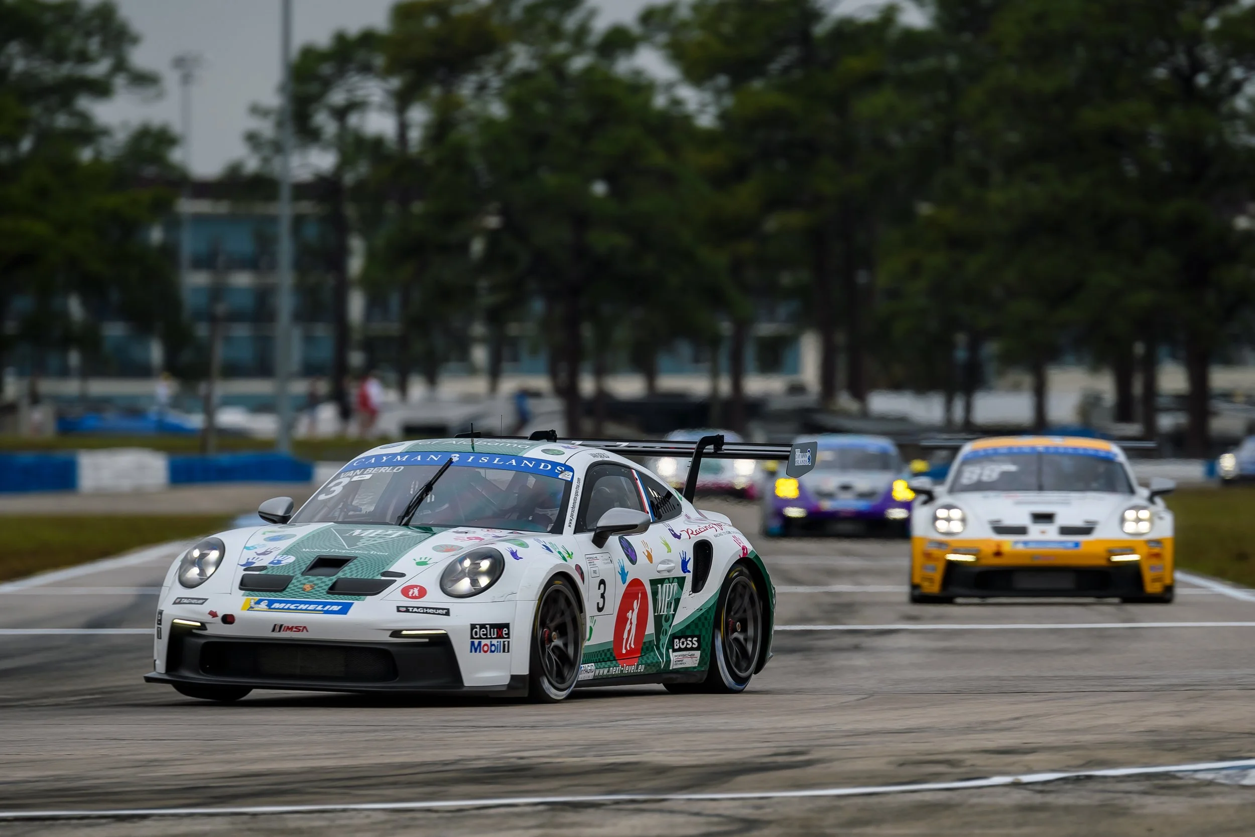 Kay van Berlo secures pole position for opening race weekend at Sebring