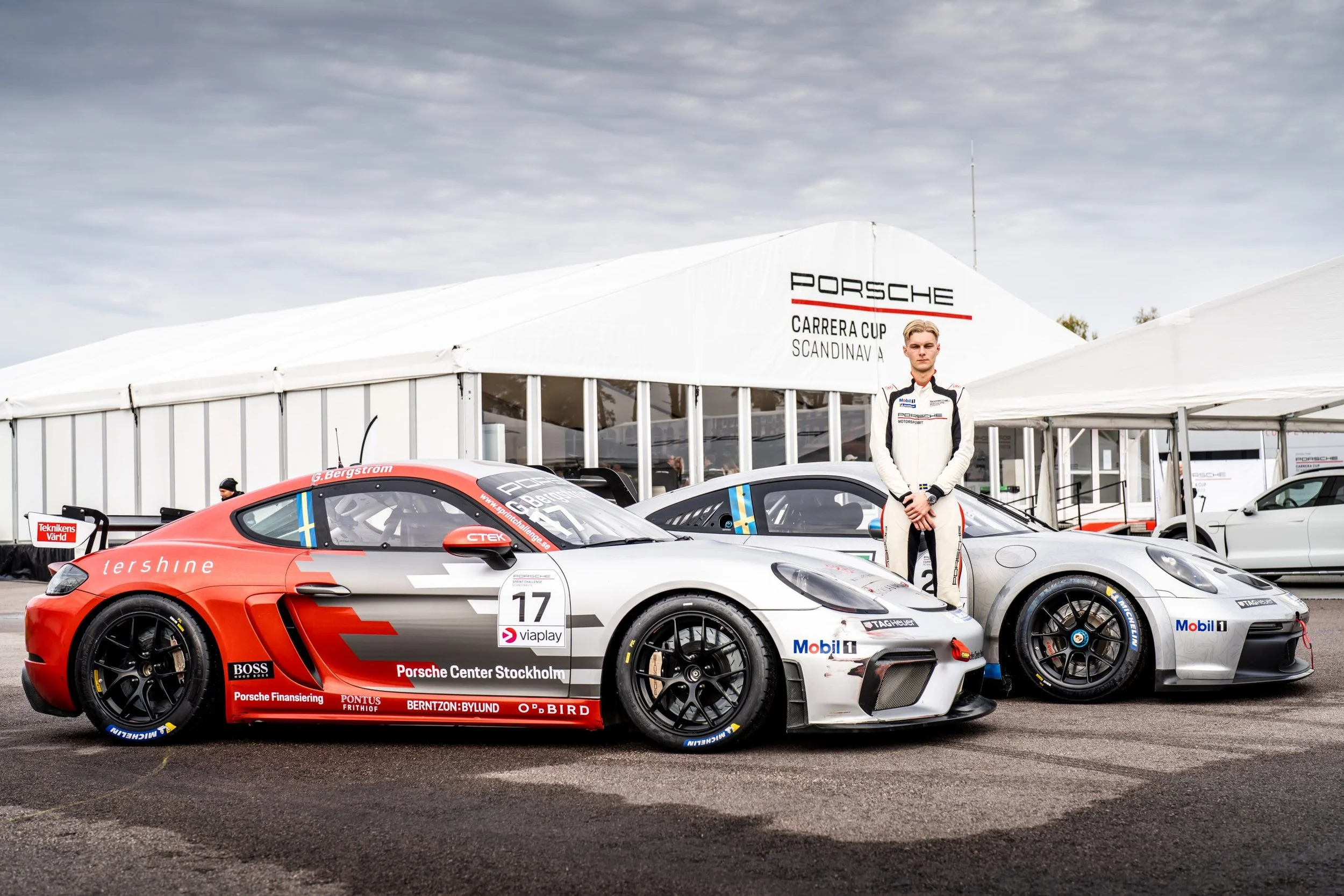 KMS back in Porsche Carrera Cup with Emil Persson and Gustav Bergström