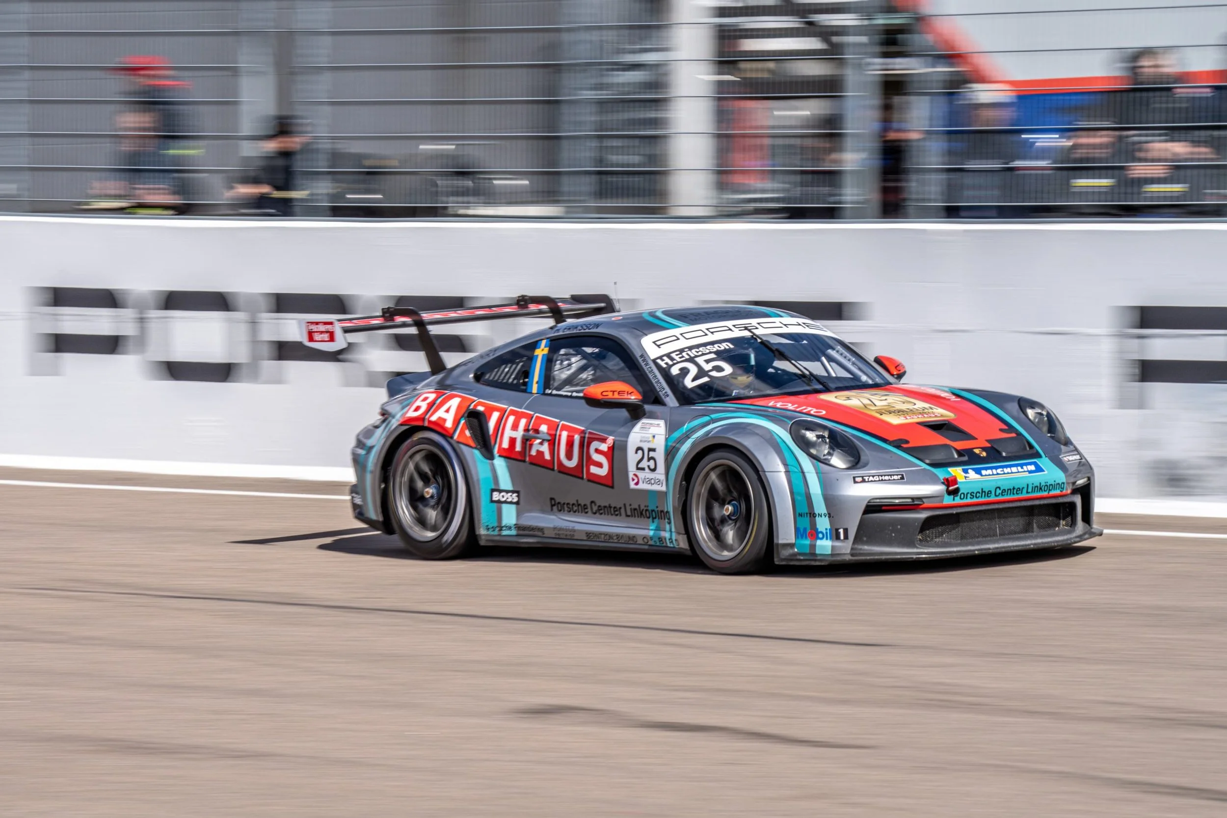 Hampus Ericsson tops Porsche Carrera Cup Scandinavia after messy opening weekend in Anderstorp