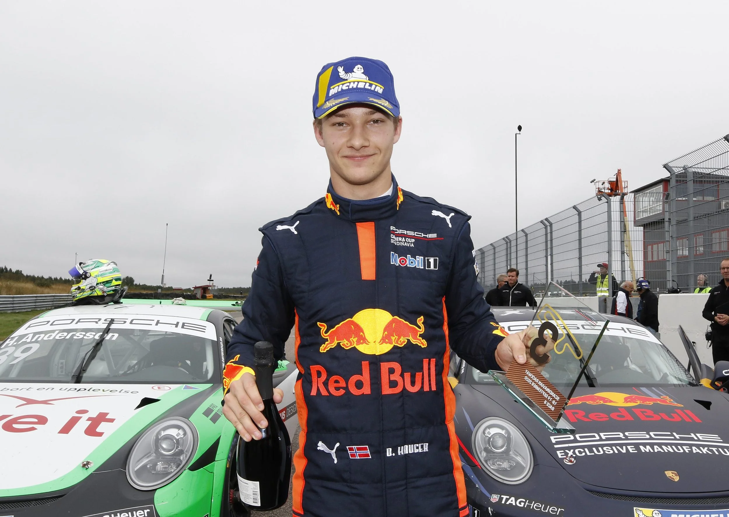 F2 star Dennis Hauger challenges the top tier of the Porsche Carrera Cup Scandinavia!