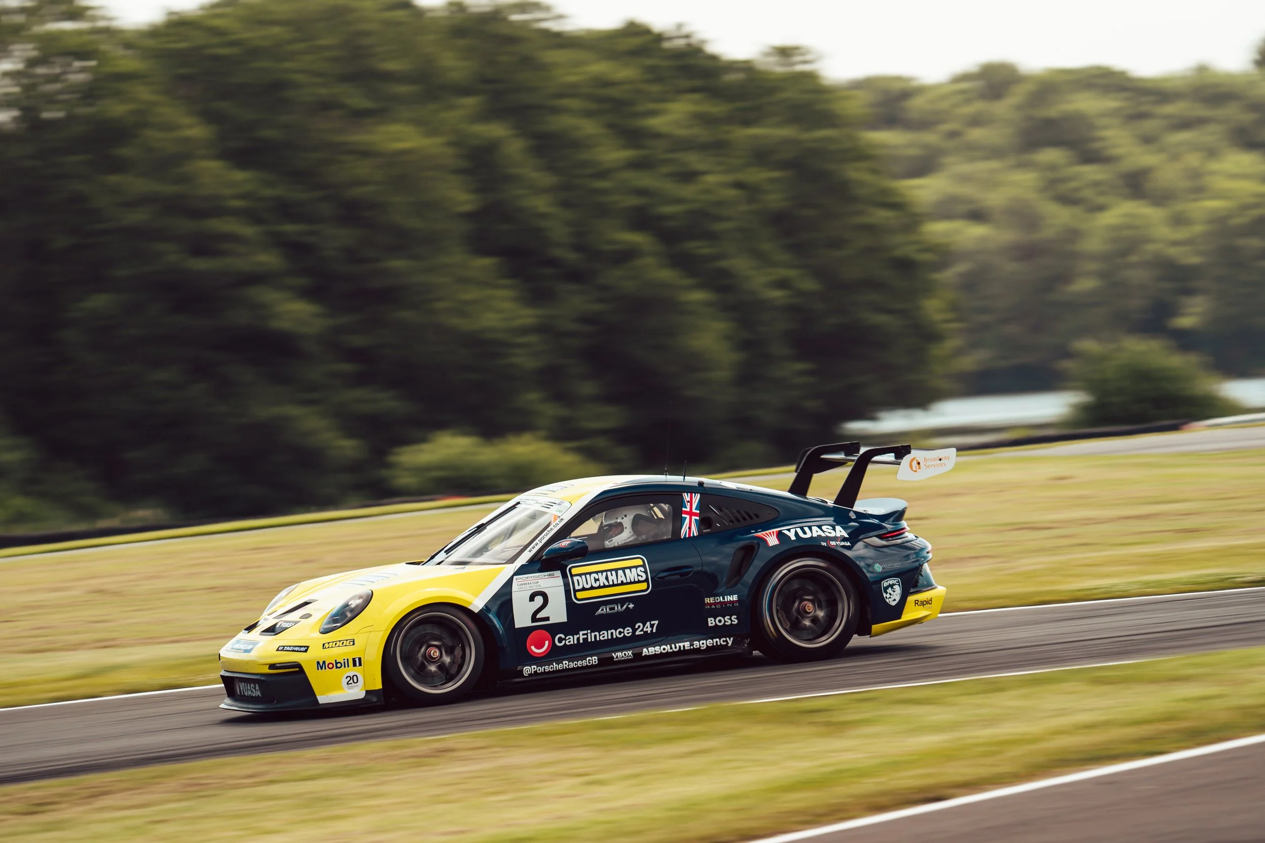 Duckhams Yuasa Racing with Redline continues Carrera Cup podium run