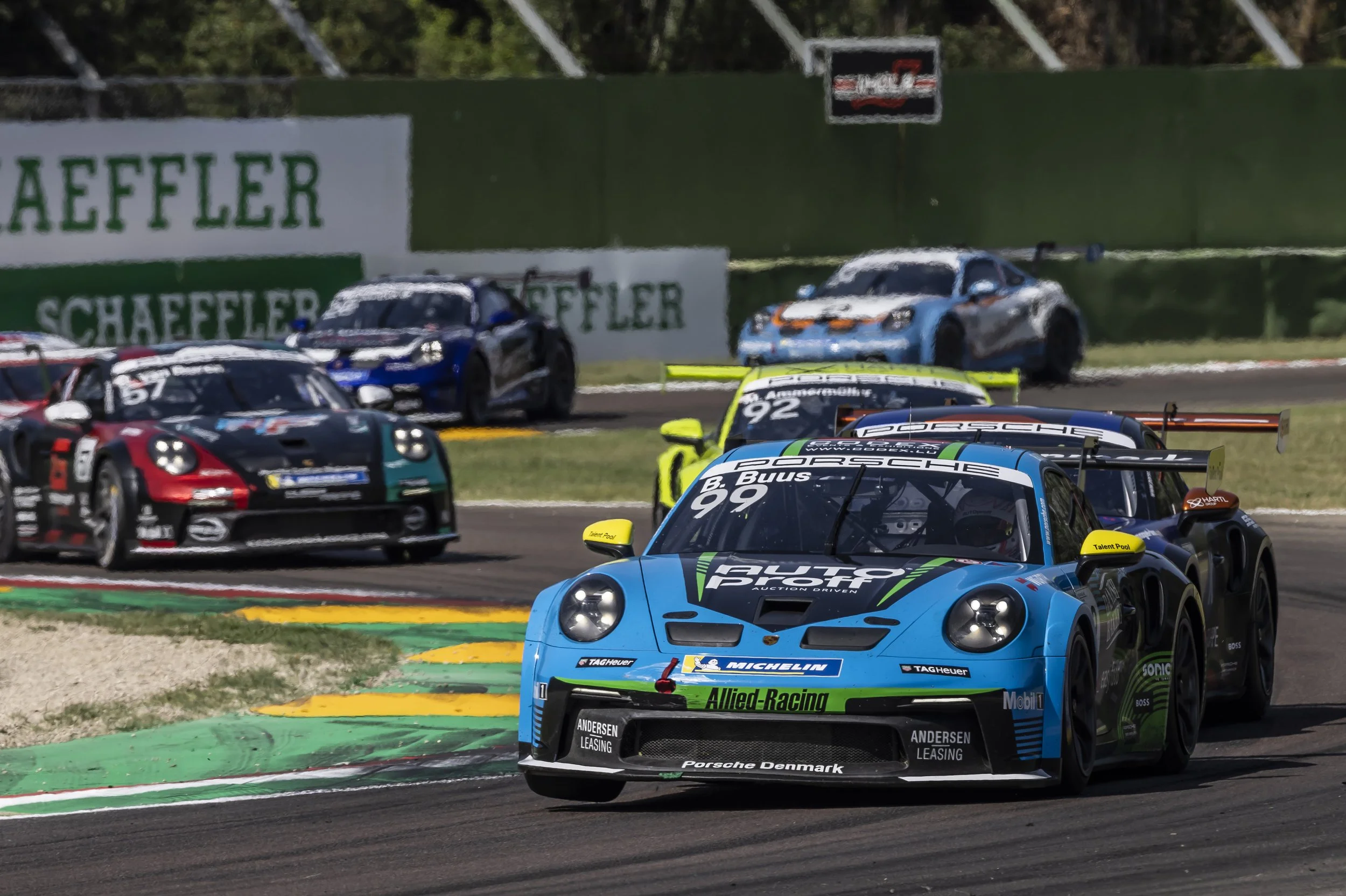 Buus dominates sweltering race and celebrates his maiden victory