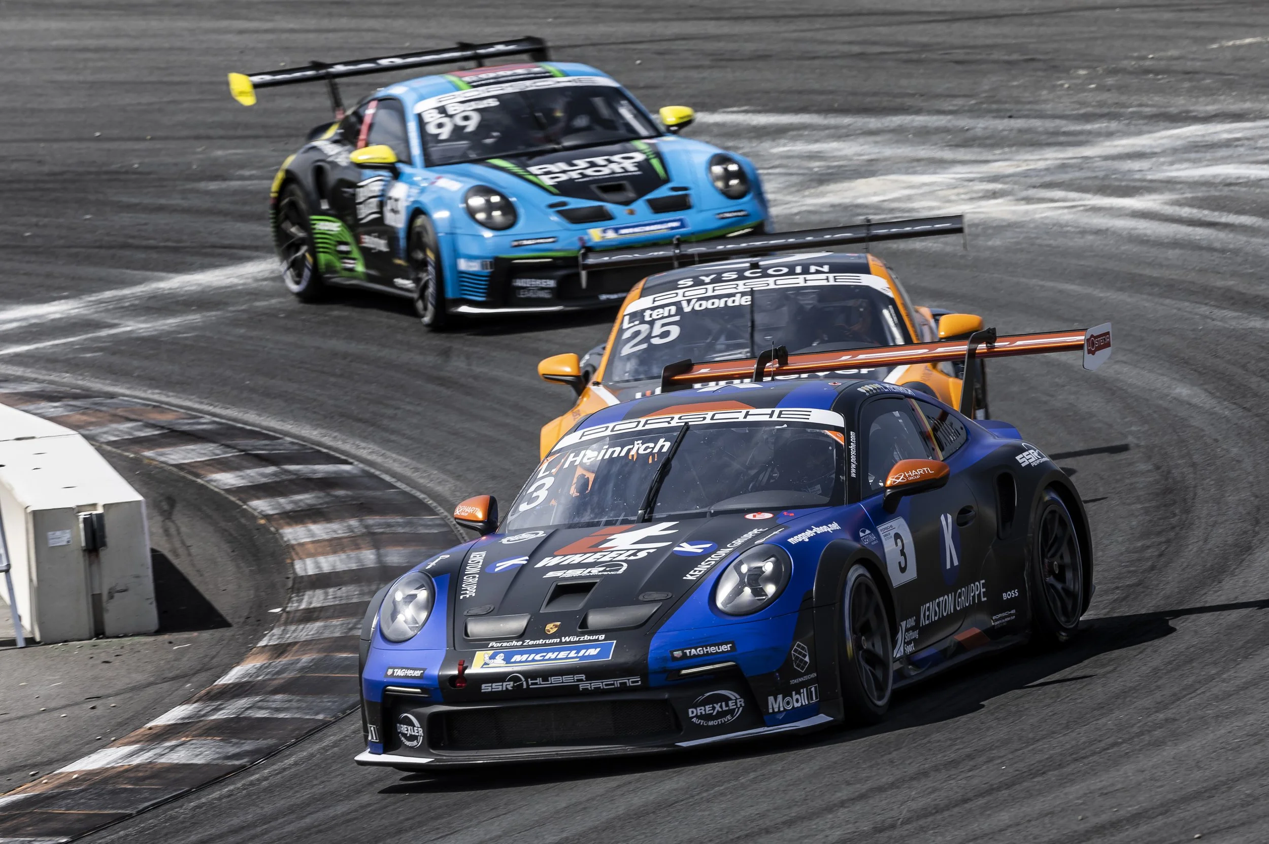 Laurin Heinrich wins turbulent seventh race of the season