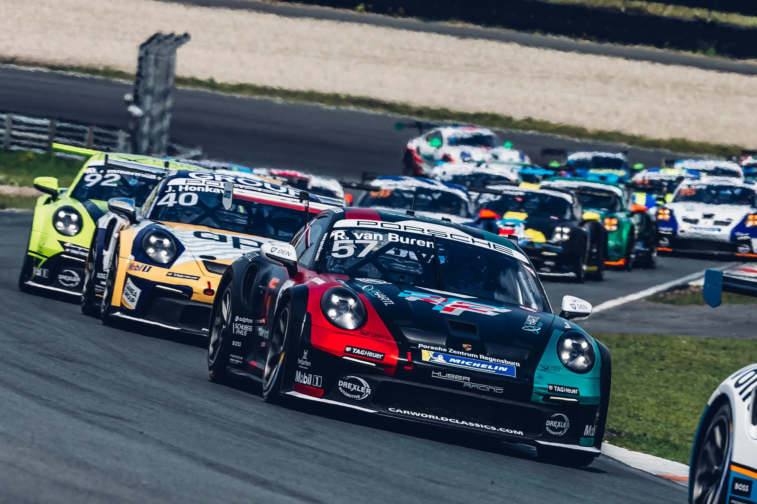 Rudy Van Buren fights back strong at home race