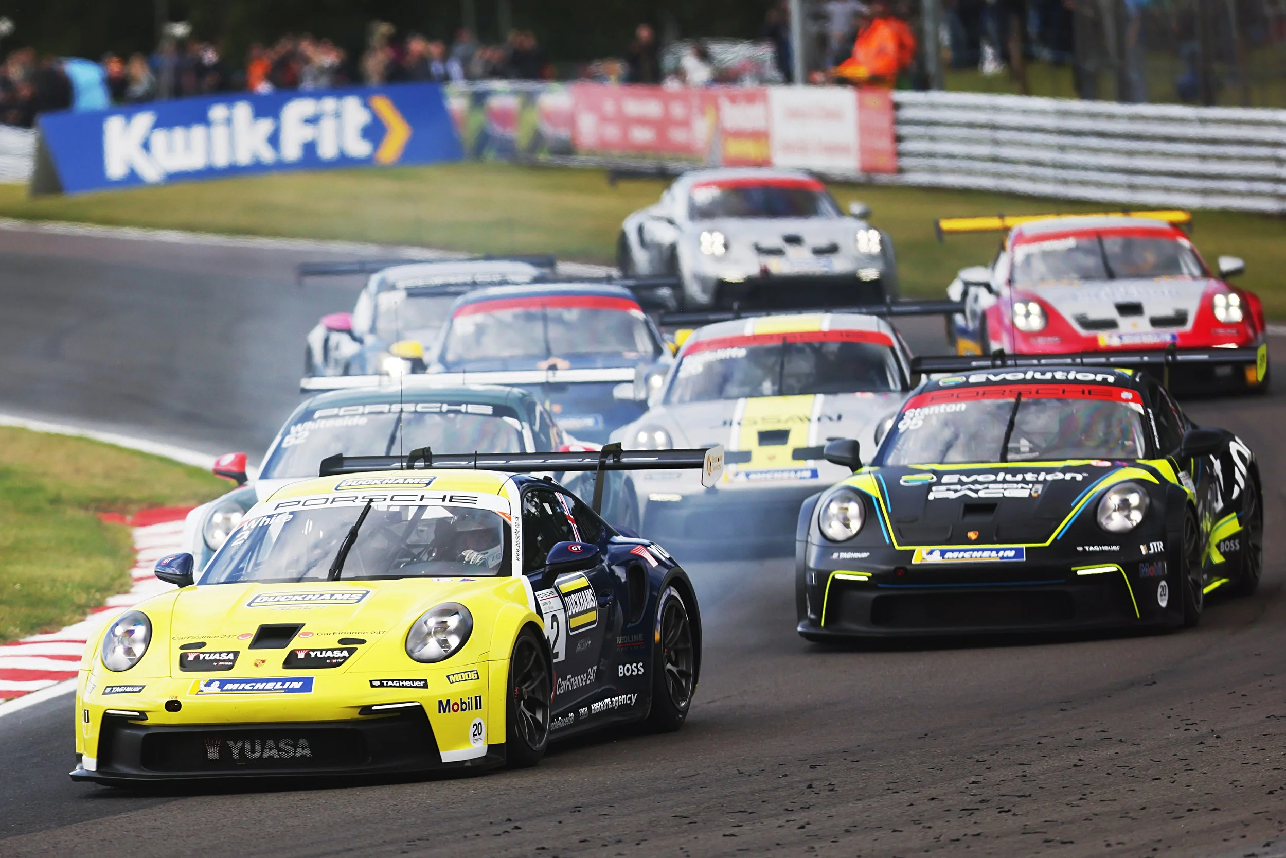 Duckhams Yuasa Racing with Redline ready to build on success at Carrera Cup midway point