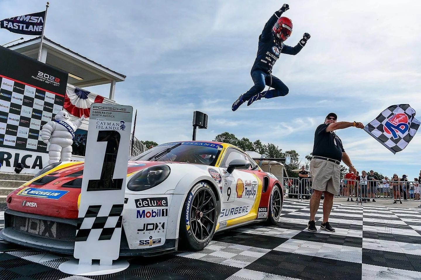 Thompson pole to checker victory in Carrera Cup North America at Road America