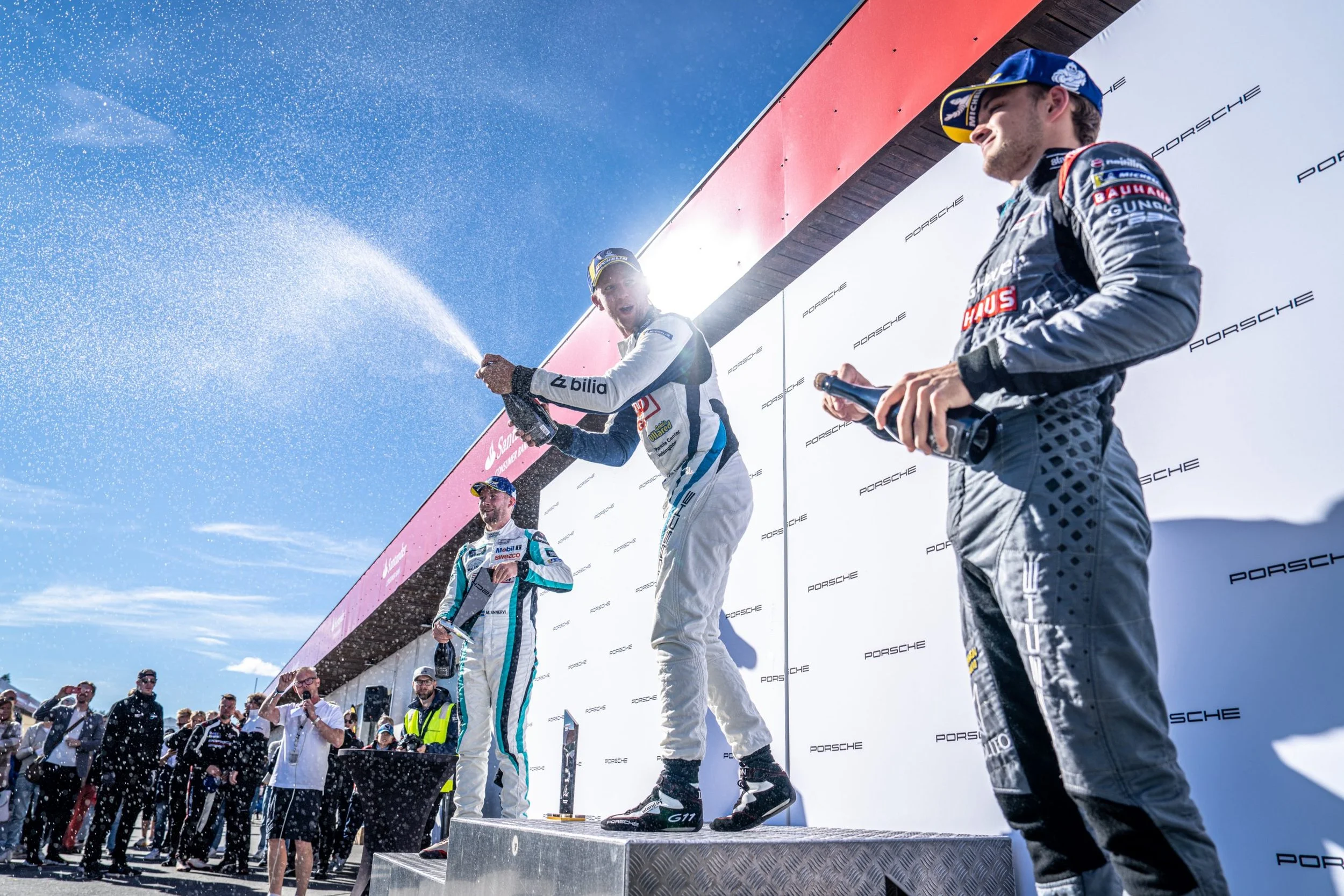 Ola Nilsson's triple victory guarantees a dramatic finish in the Porsche Carrera Cup Scandinavia