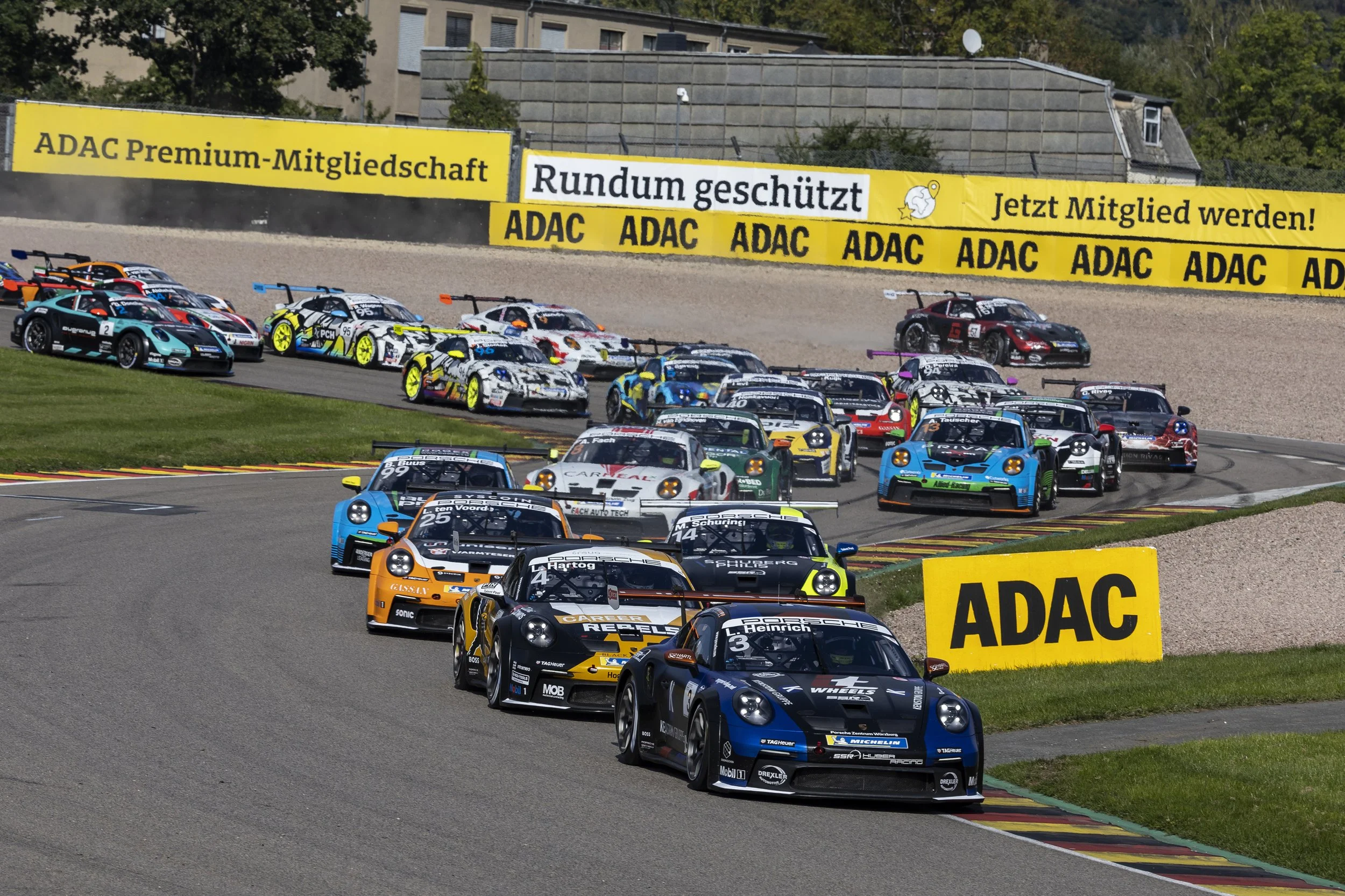Laurin Heinrich drives to his fifth triumph of the season at the Sachsenring
