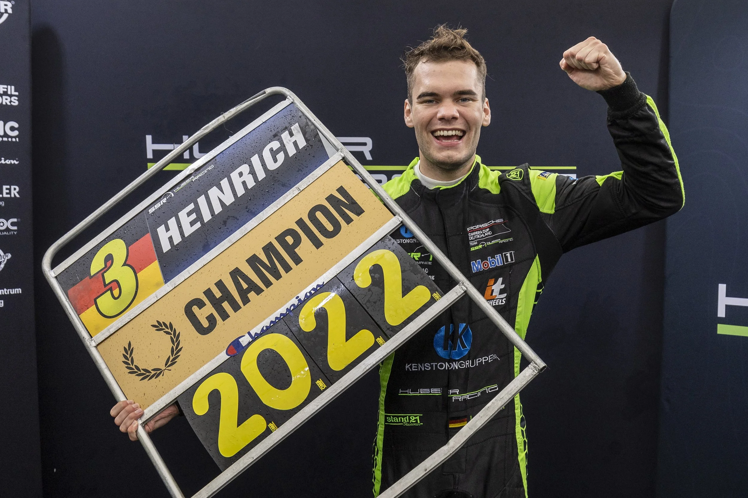 Laurin Heinrich is the new champion of the Porsche Carrera Cup Deutschland