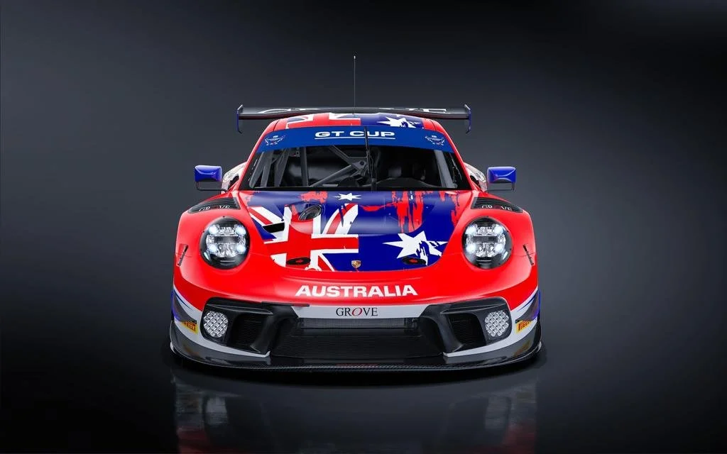Stephen and Brenton Grove reveal FIA Motorsport Games GT livery