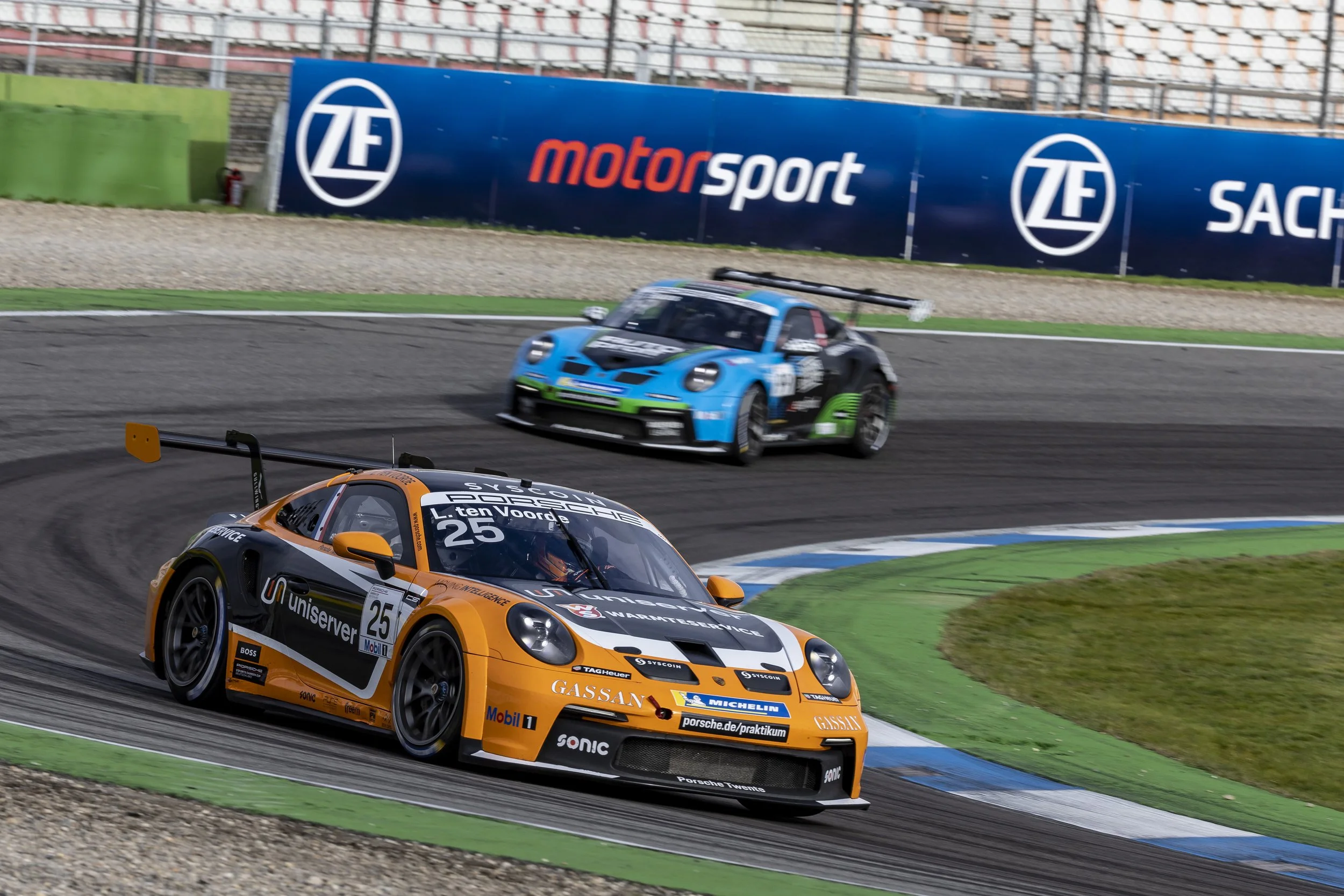 Larry ten Voorde wins in Hockenheim and celebrates his 50th podium result