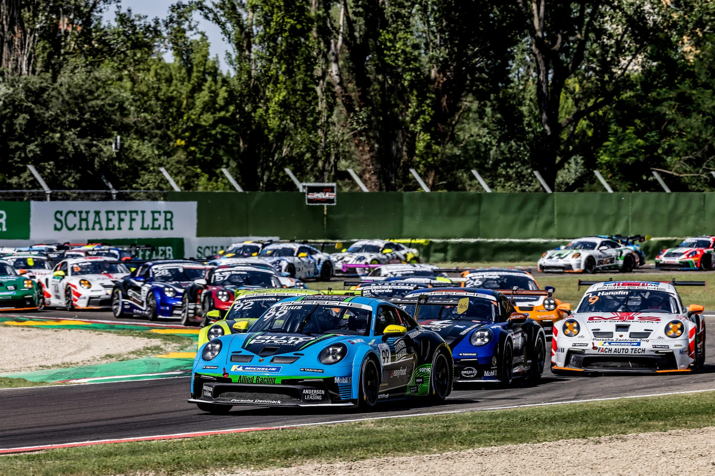 Capacity grid in the Porsche Carrera Cup Deutschland