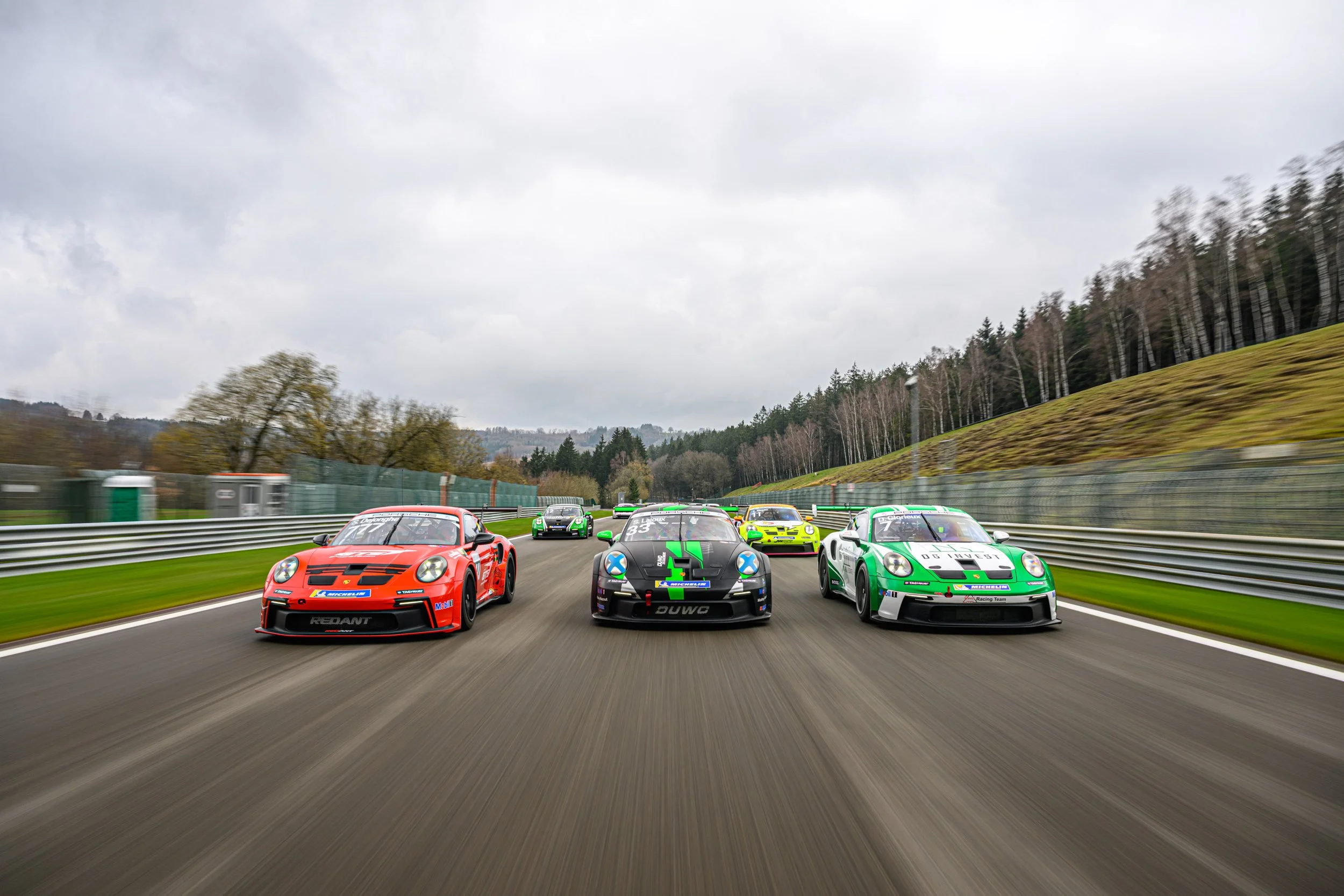 Multiple competitions in the Porsche Carrera Cup Benelux