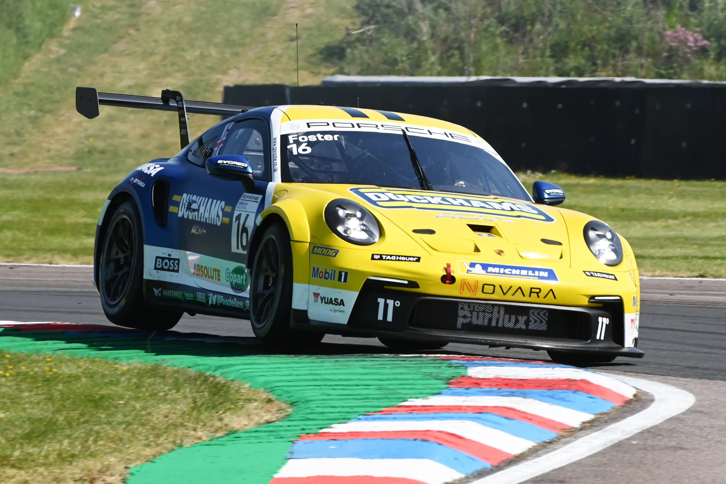Duckhams Yuasa Racing eyeing further podium visits as Carrera Cup heads to Cheshire