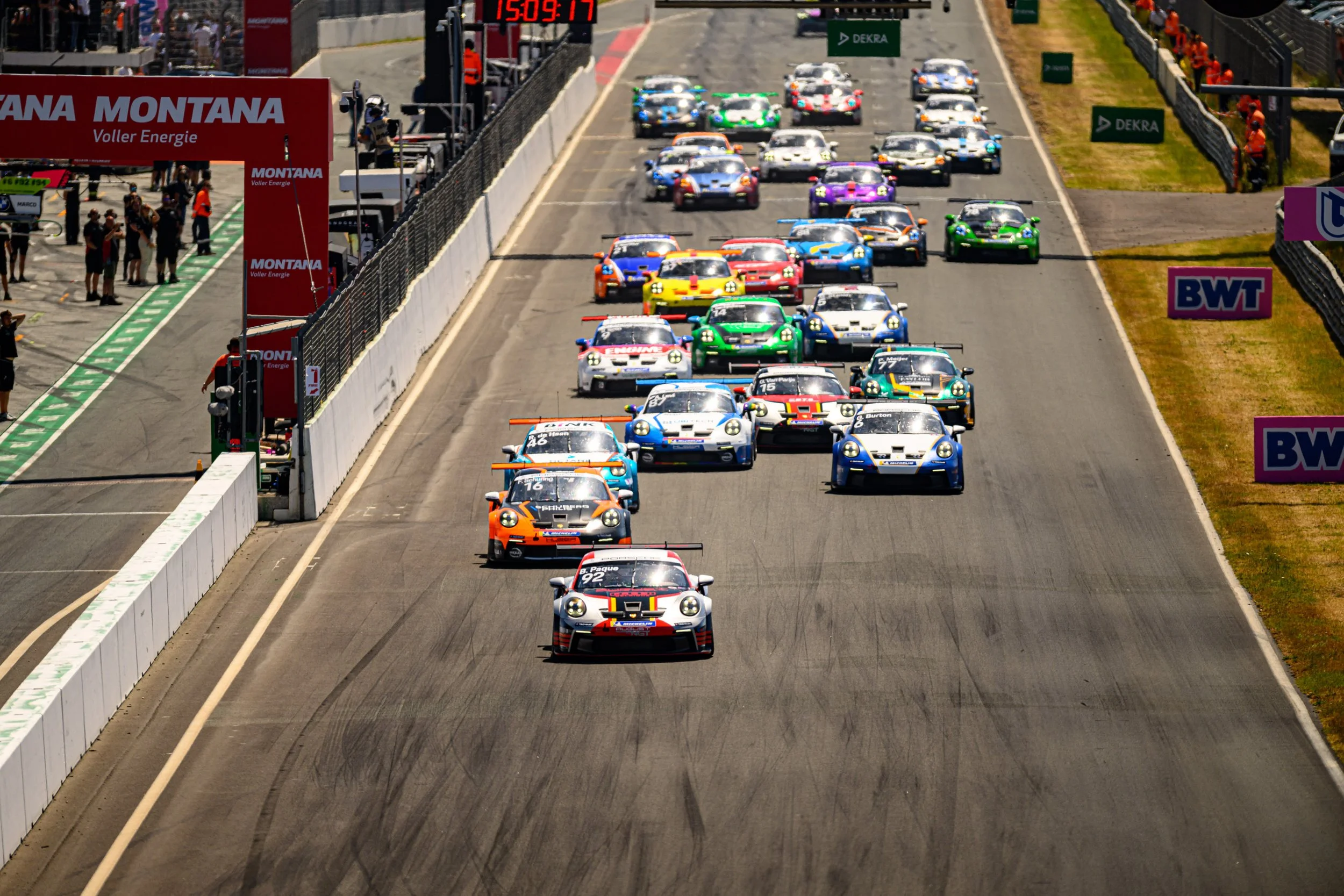 Porsche Carrera Cup halfway through the summer break between the Zandvoort and Assen meetings