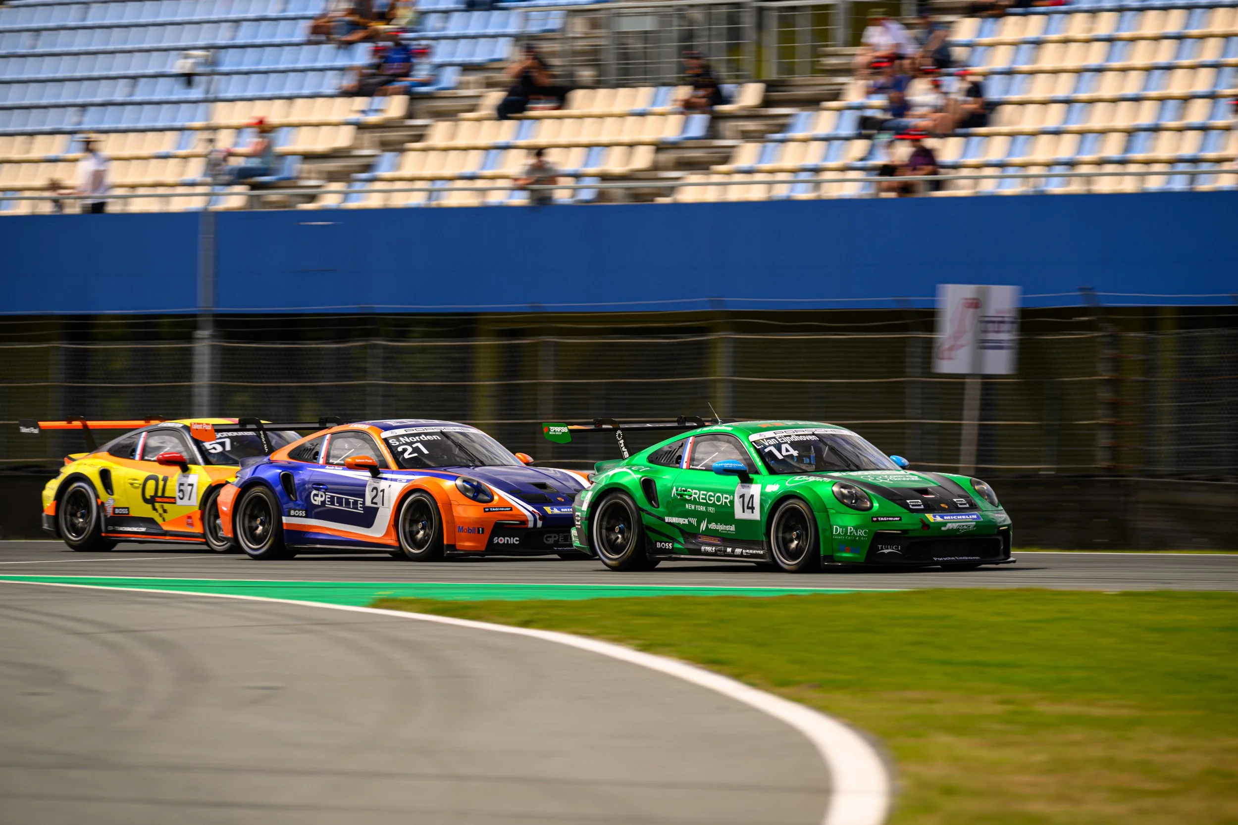 Porsche Carrera Cup Benelux competes with heavyweights during the Volumex Belgian Truck Grand Prix at Circuit Zolder&nbsp;