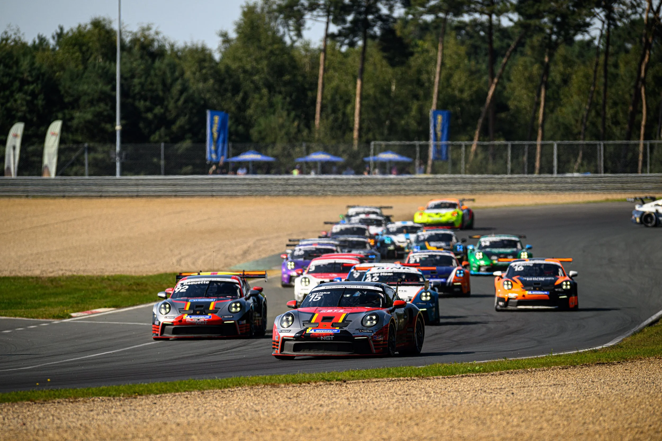 Robert de Haan and Bertrand Baguette win the ninth and tenth roundsof the PCCB at Circuit Zolder