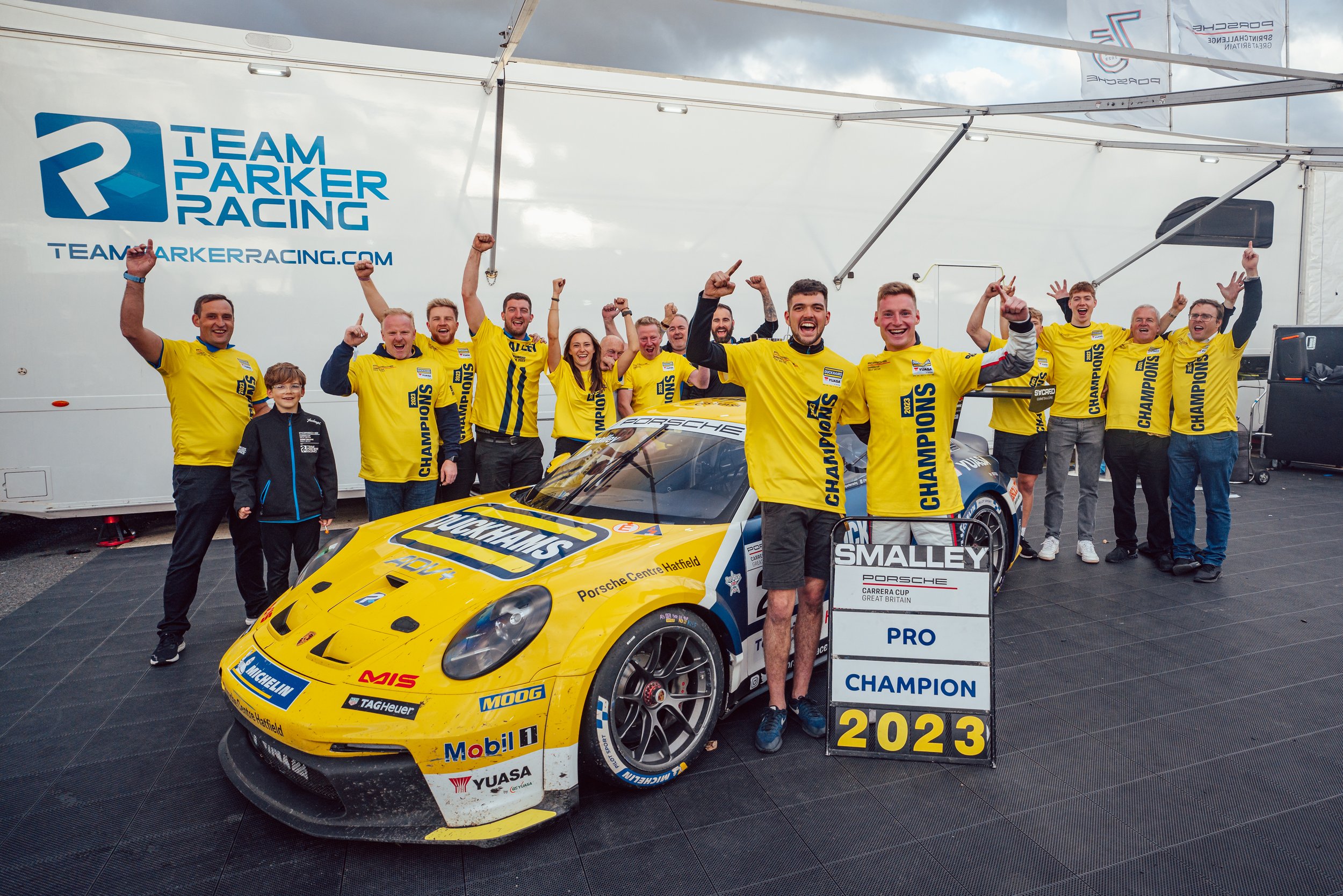 Double delight for Duckhams Yuasa Racing with victory and Carrera Cup title at Silverstone